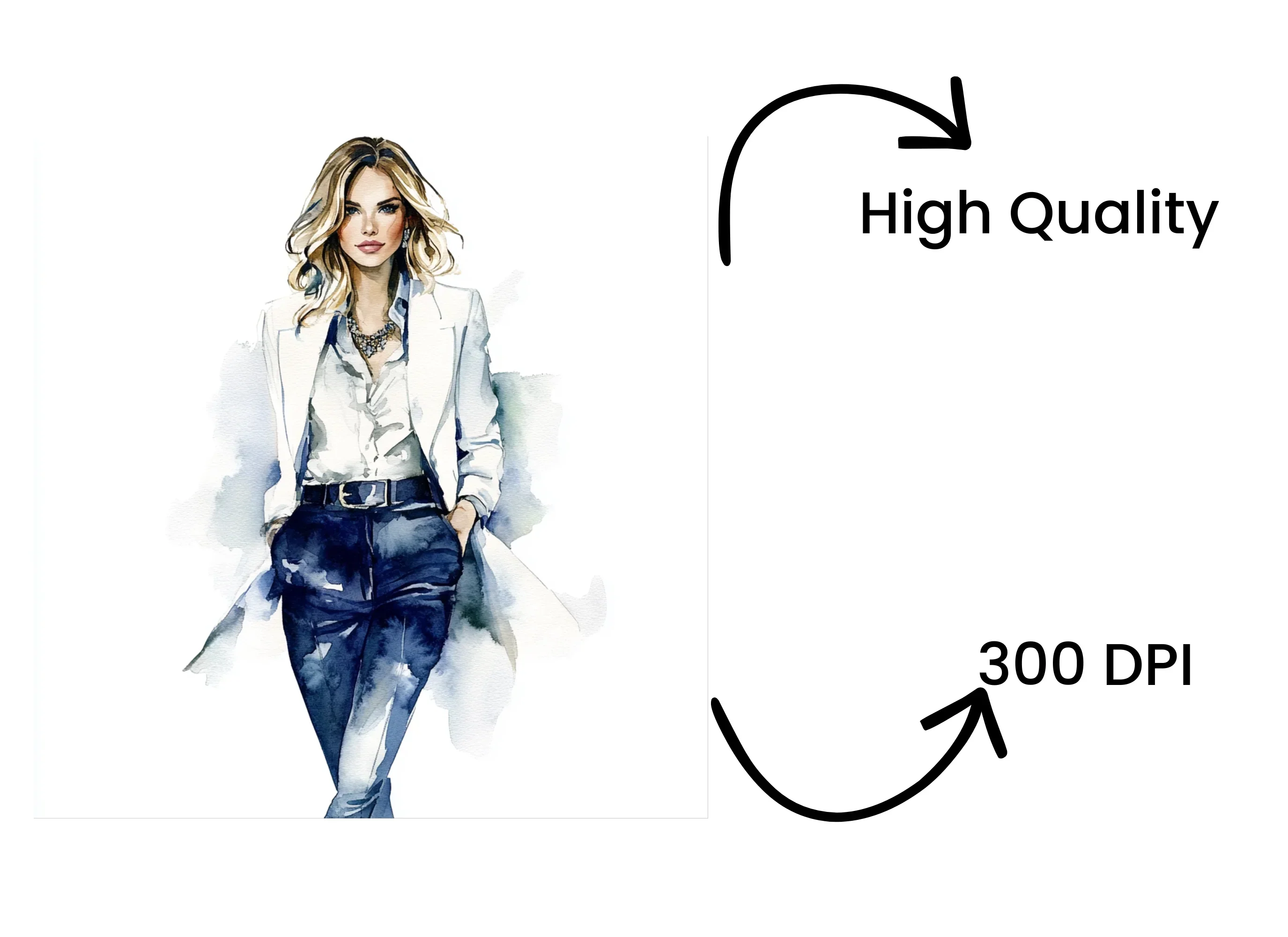 Fashionable Women Clipart Bundle - Image 4