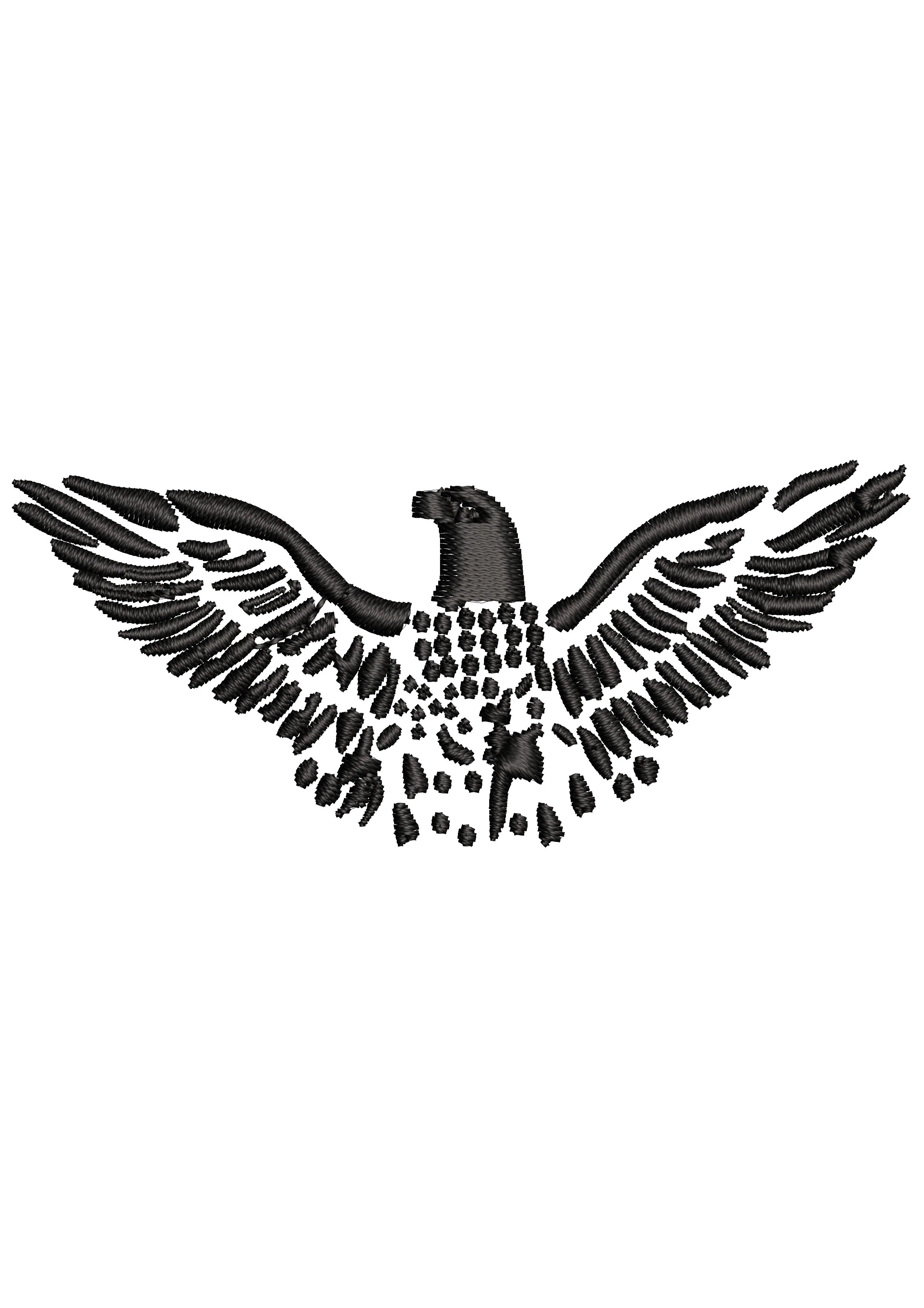 Feather Flying Embroidery Design