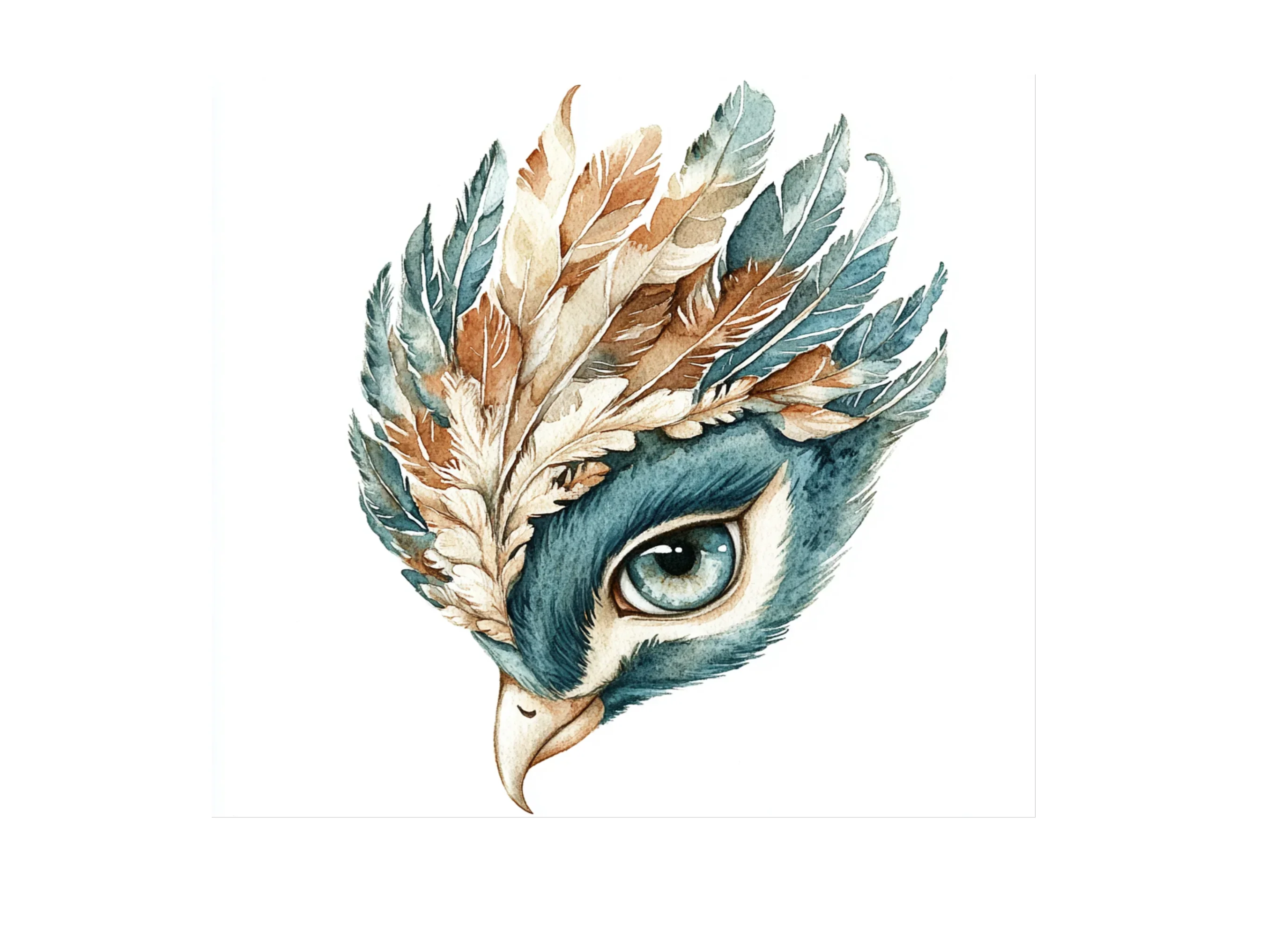 Feathered Bird Heads Clipart Bundle - Image 2