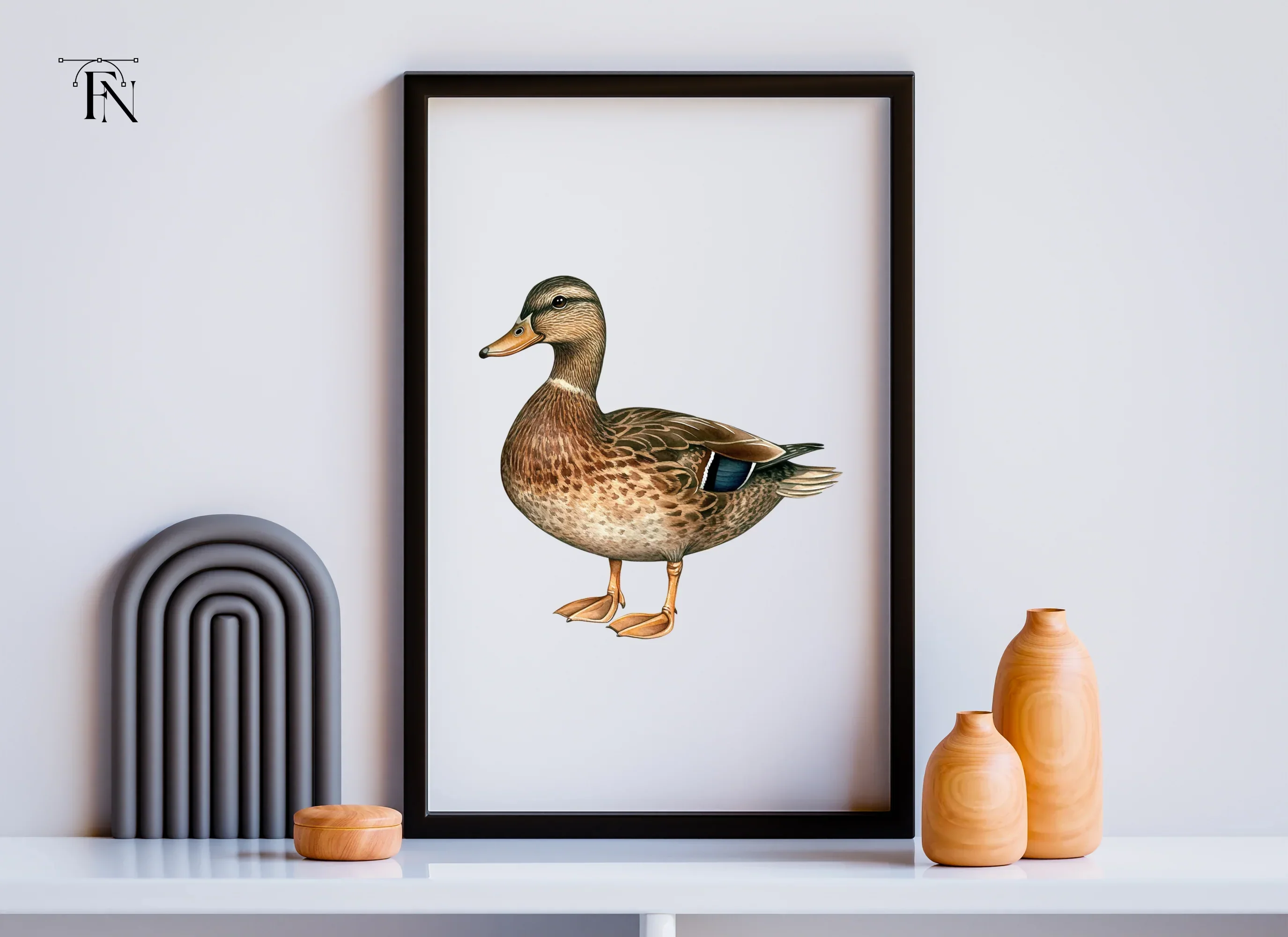Female Mallard Duck Clipart Bundle - Image 5