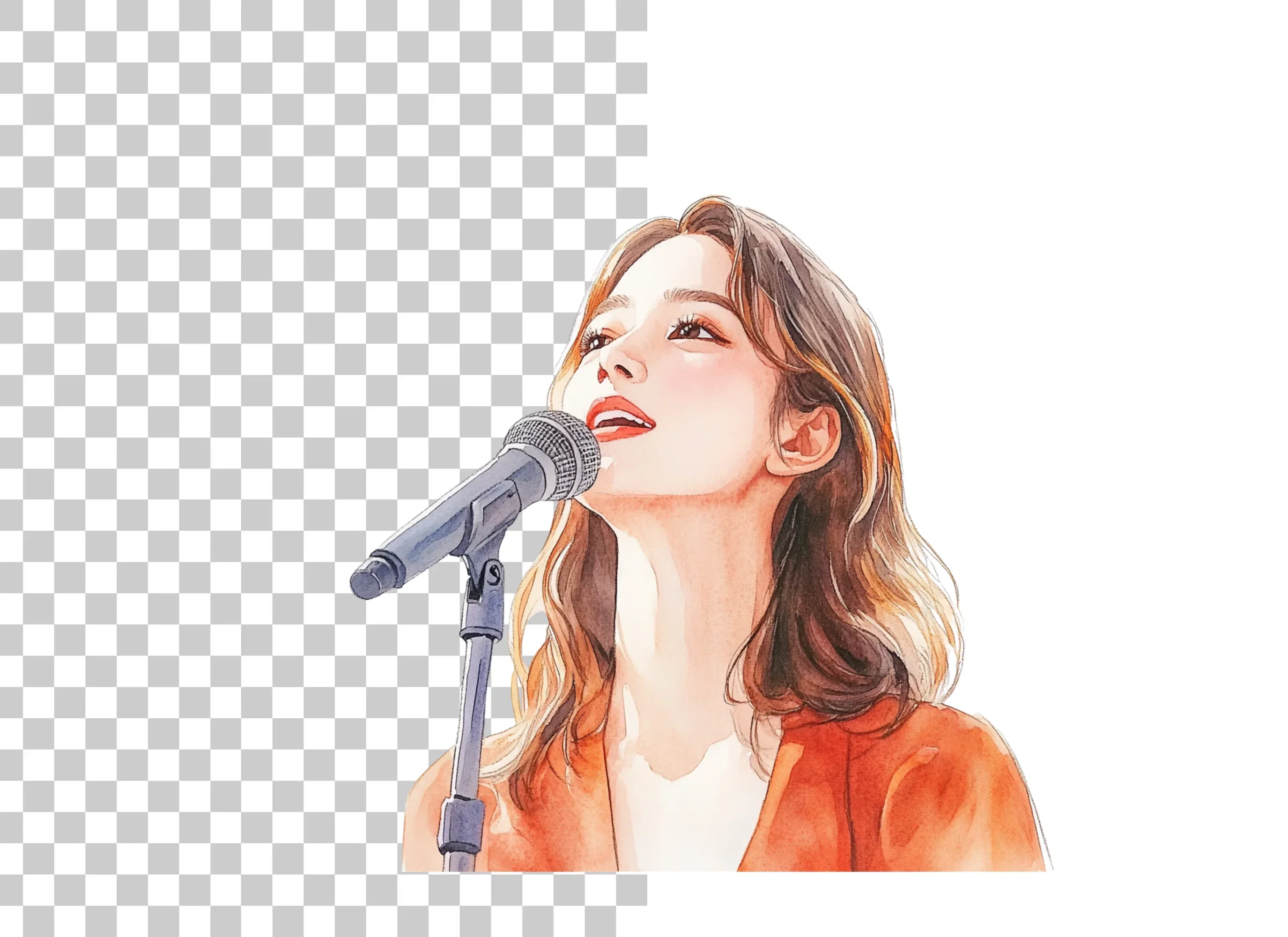 Female Singer Clipart Bundle - Image 2