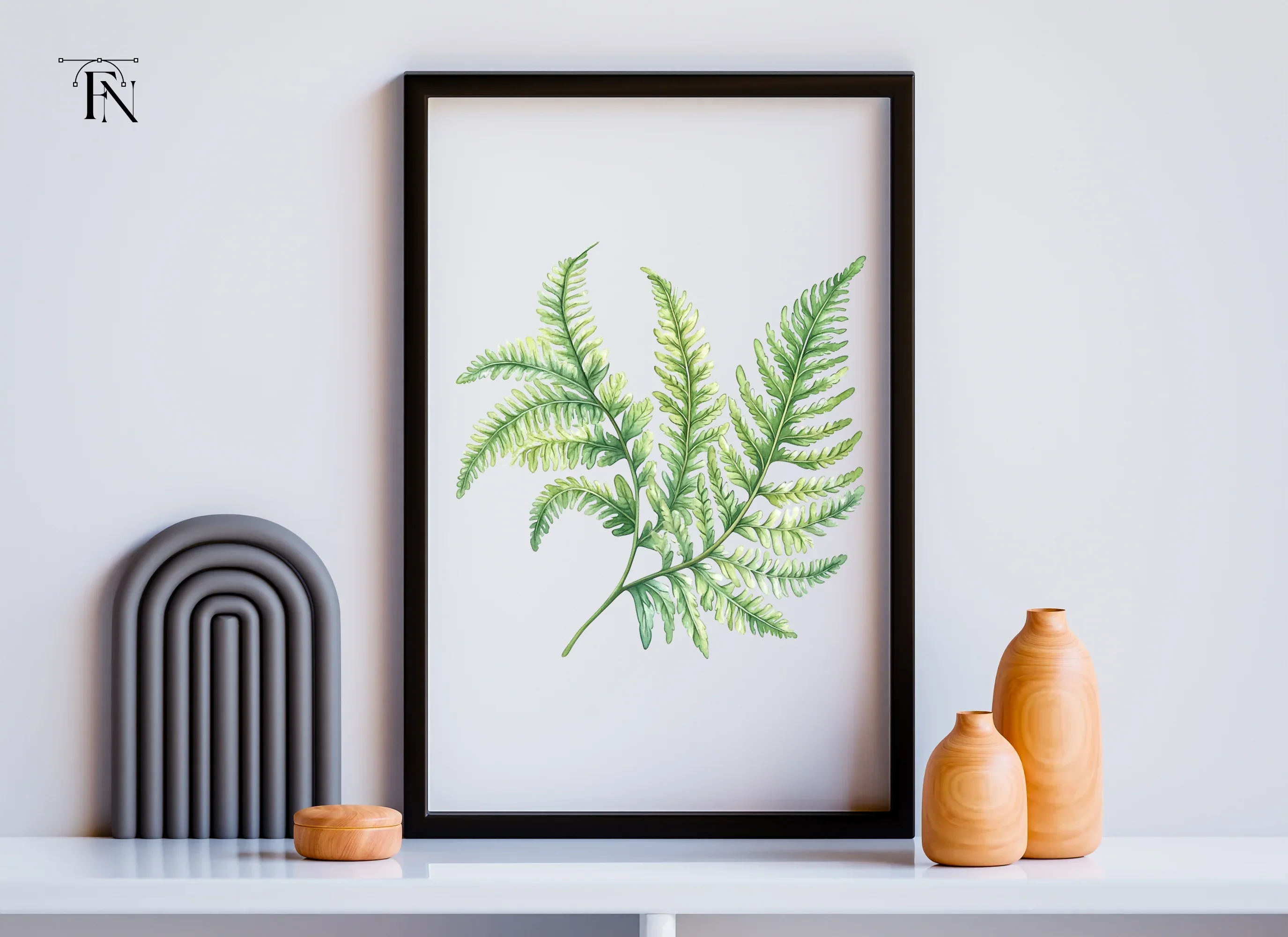 Fern Leaf Clipart Bundle - Image 6