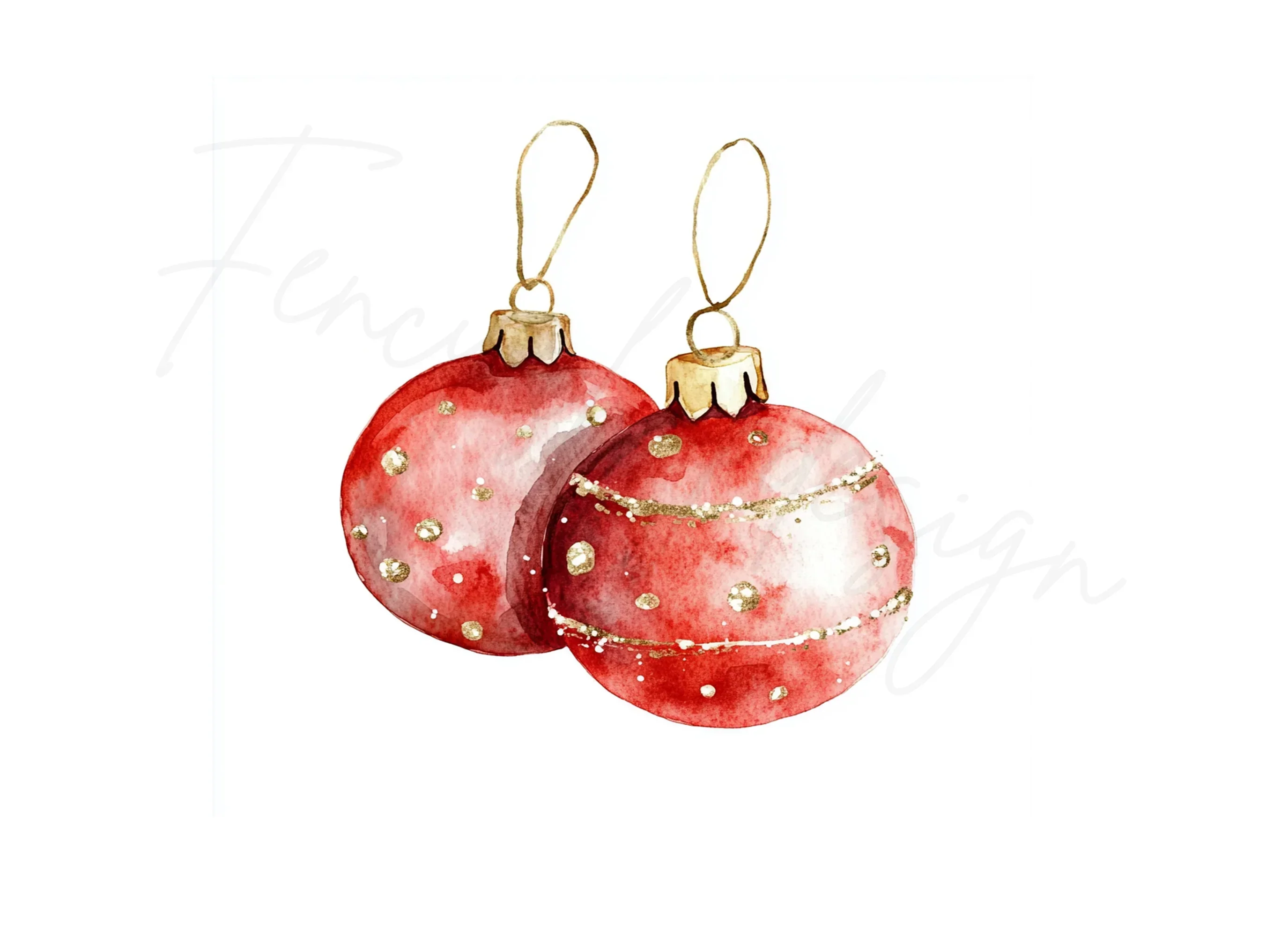 Festive Baubles Clipart Bundle - Image 2