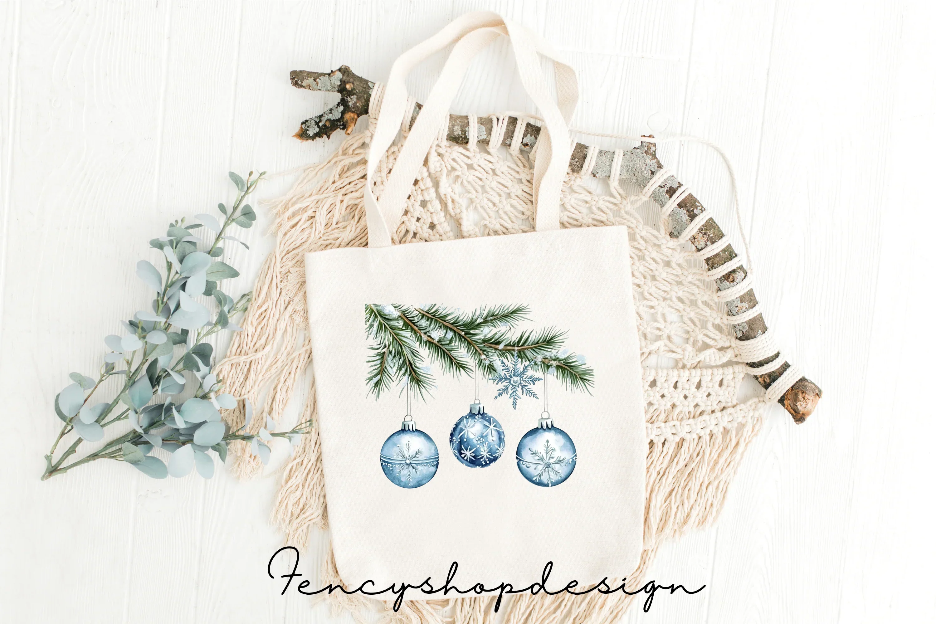 Festive Ornaments Clipart Bundle - Image 3