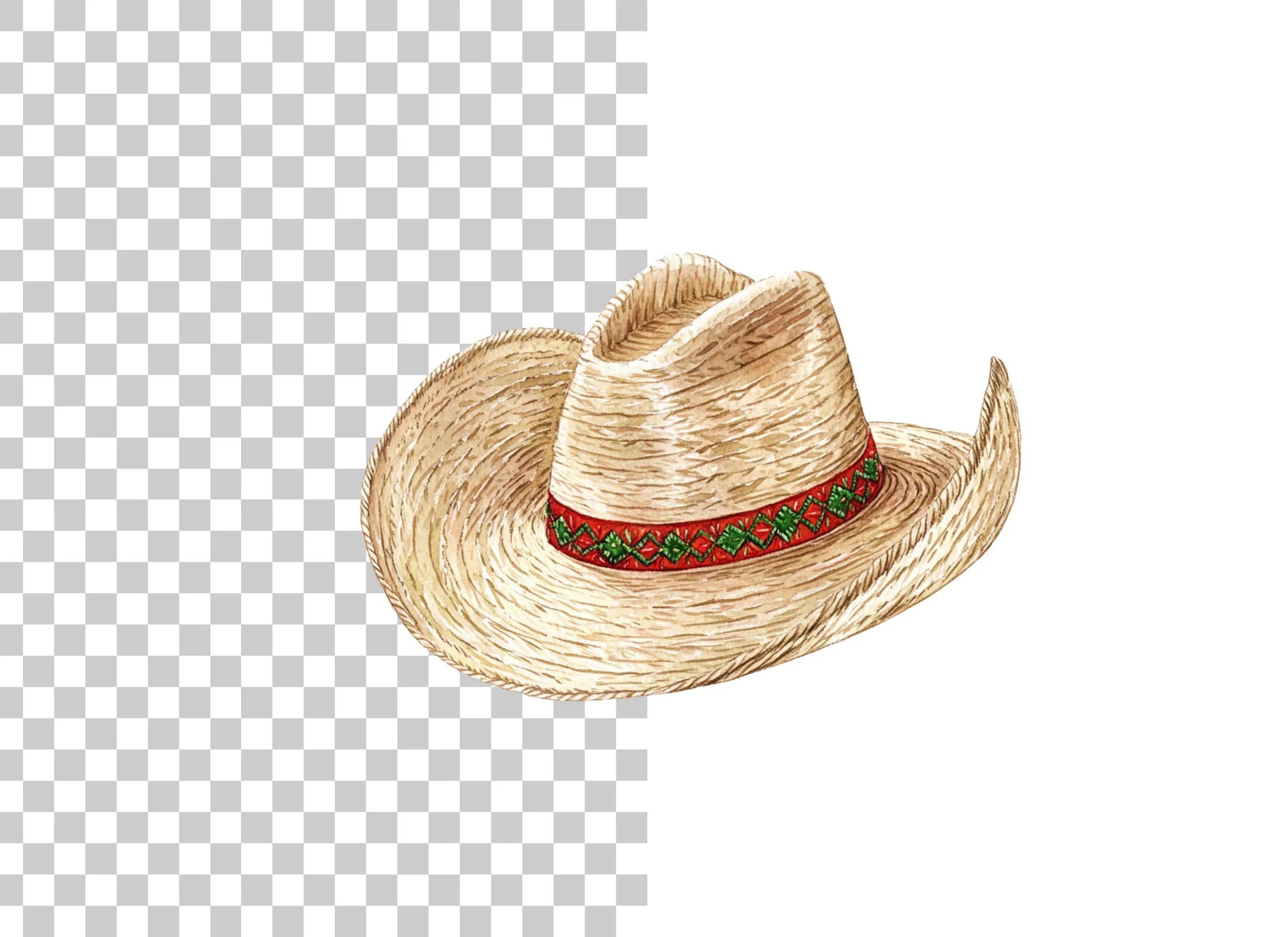 Festive Sombrero Hat Clipart Bundle - Image 2