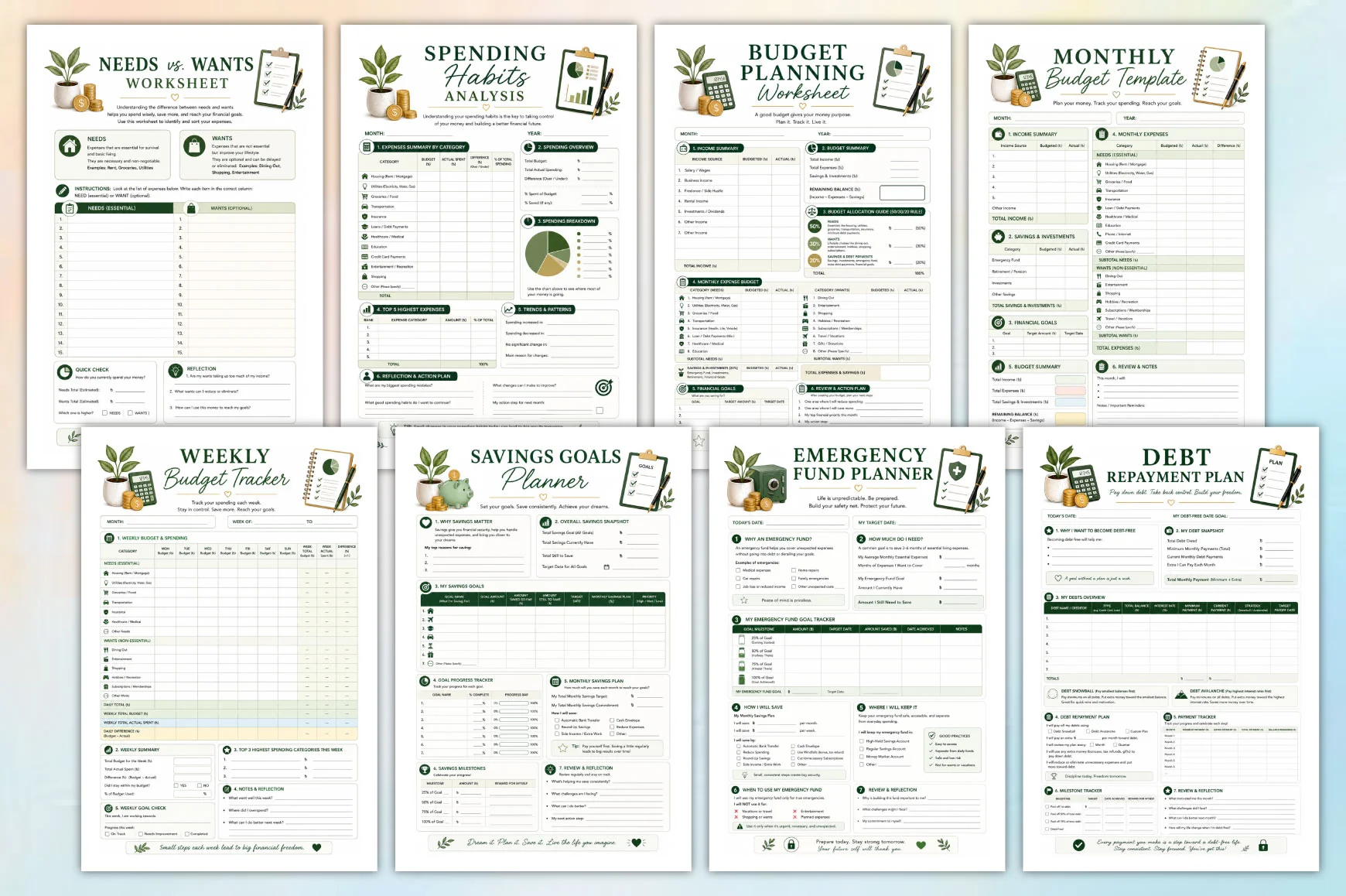 Financial Growth And Budget Planning Workbook - Image 2