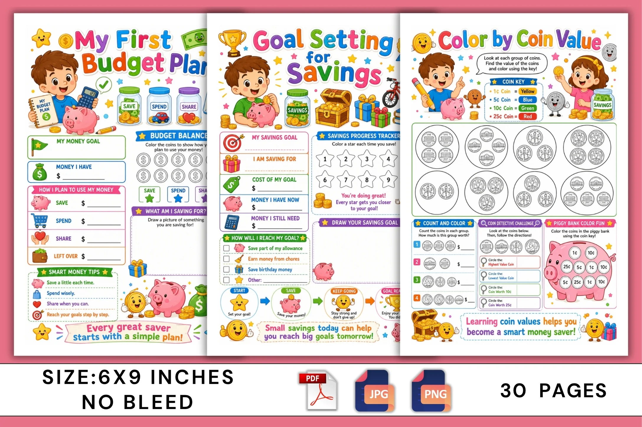 Financial Skills Activity For Kids Book - Image 4