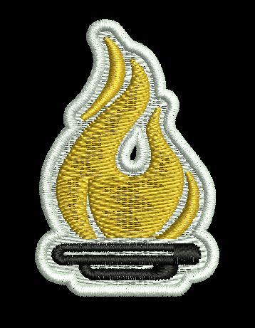 Fire Design Embroidery Design