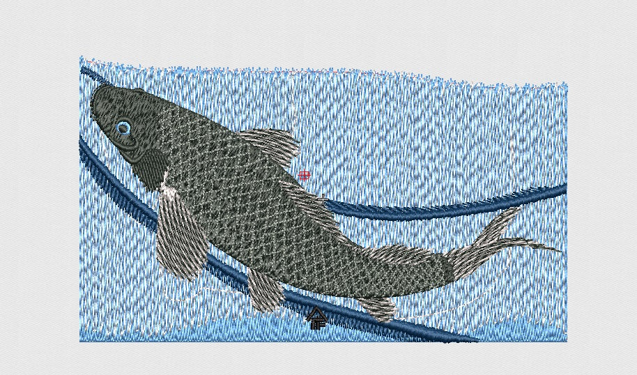 Fish Embroidery Design