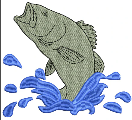 Fish Embroidery Design