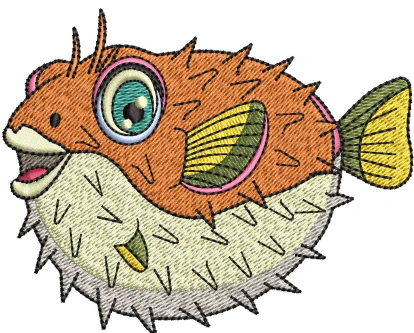 Fish Embroidery Design
