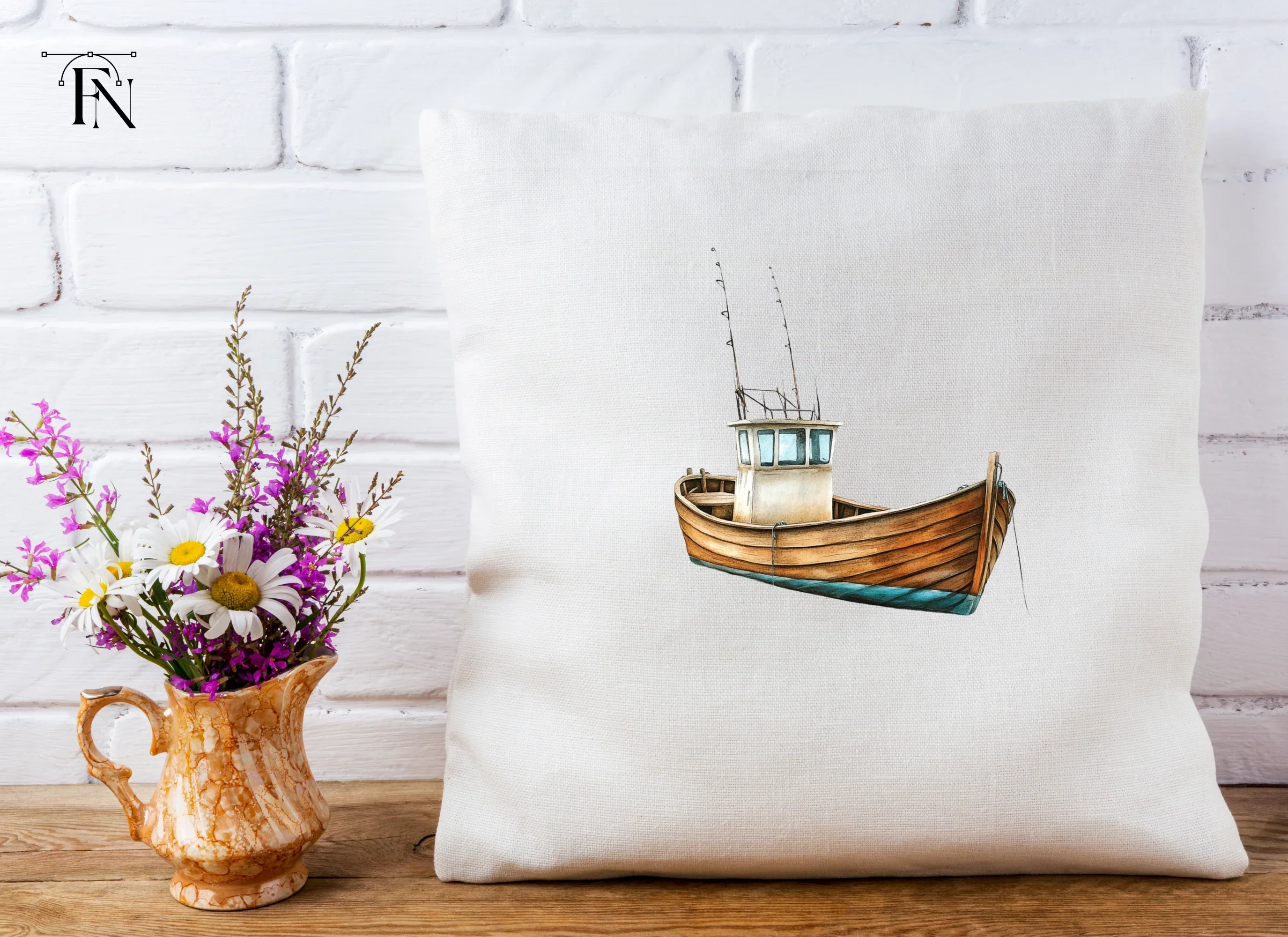 Fishing Boat Clipart Bundle - Image 4