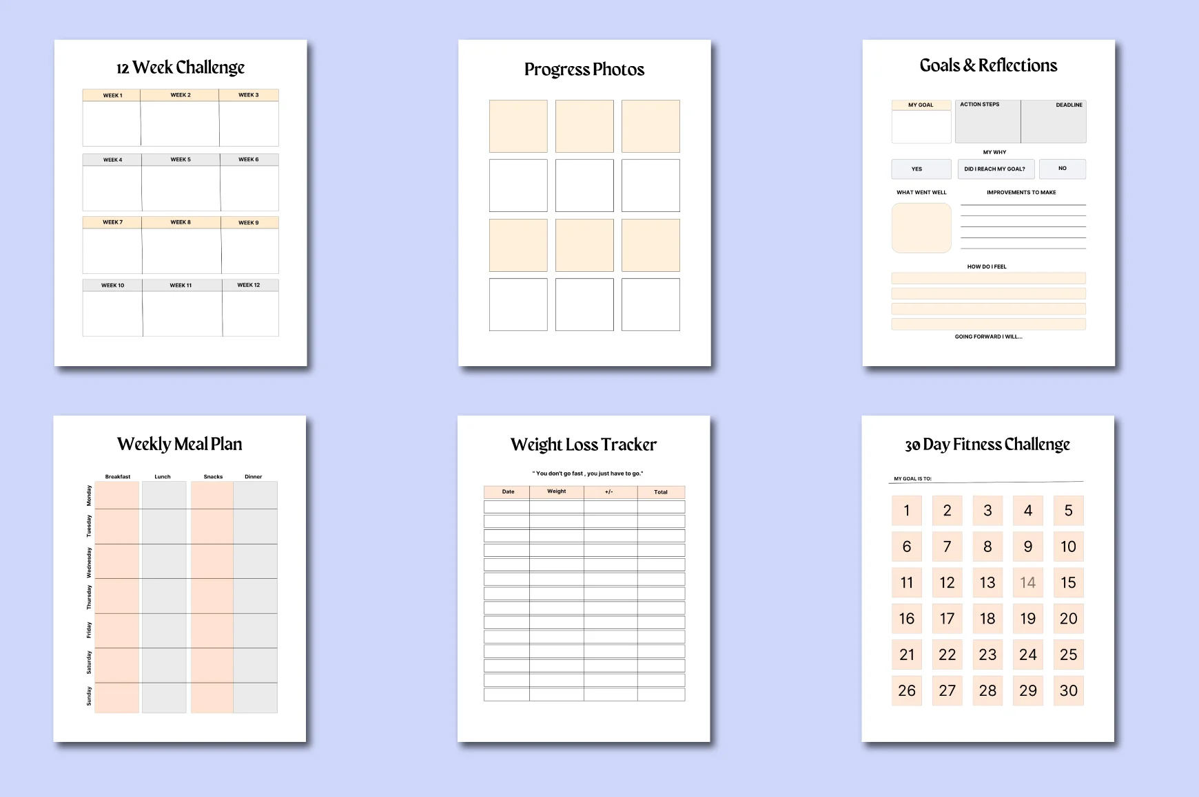 Fitness Weight Loss Planner - Image 3