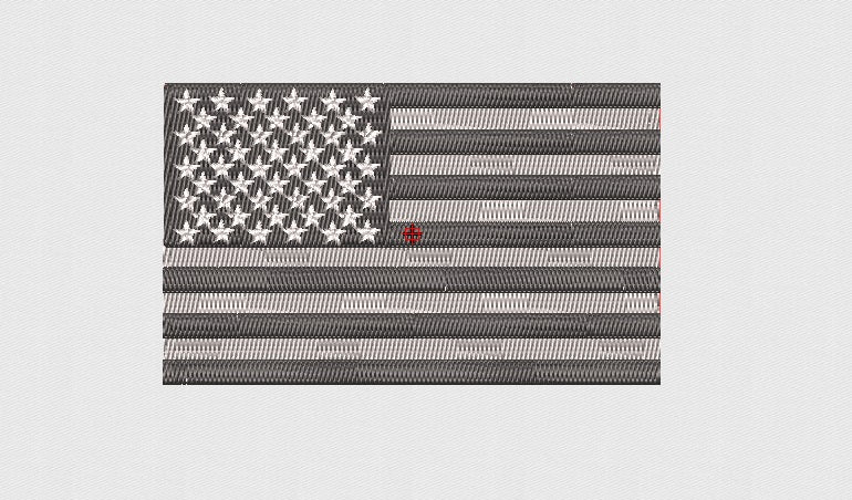 Flag Embroidery Design