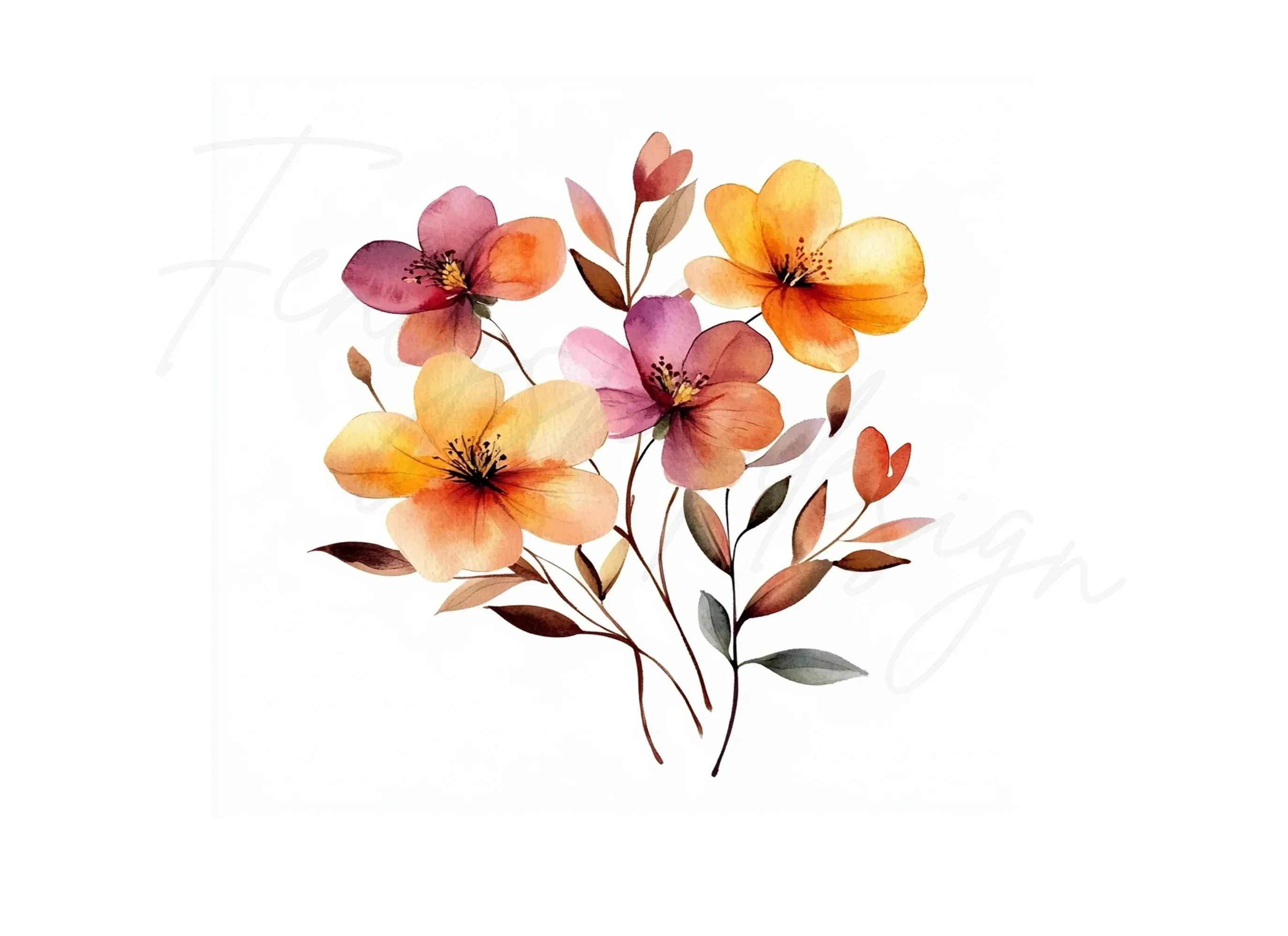 Floral Clipart Bundle - Image 3