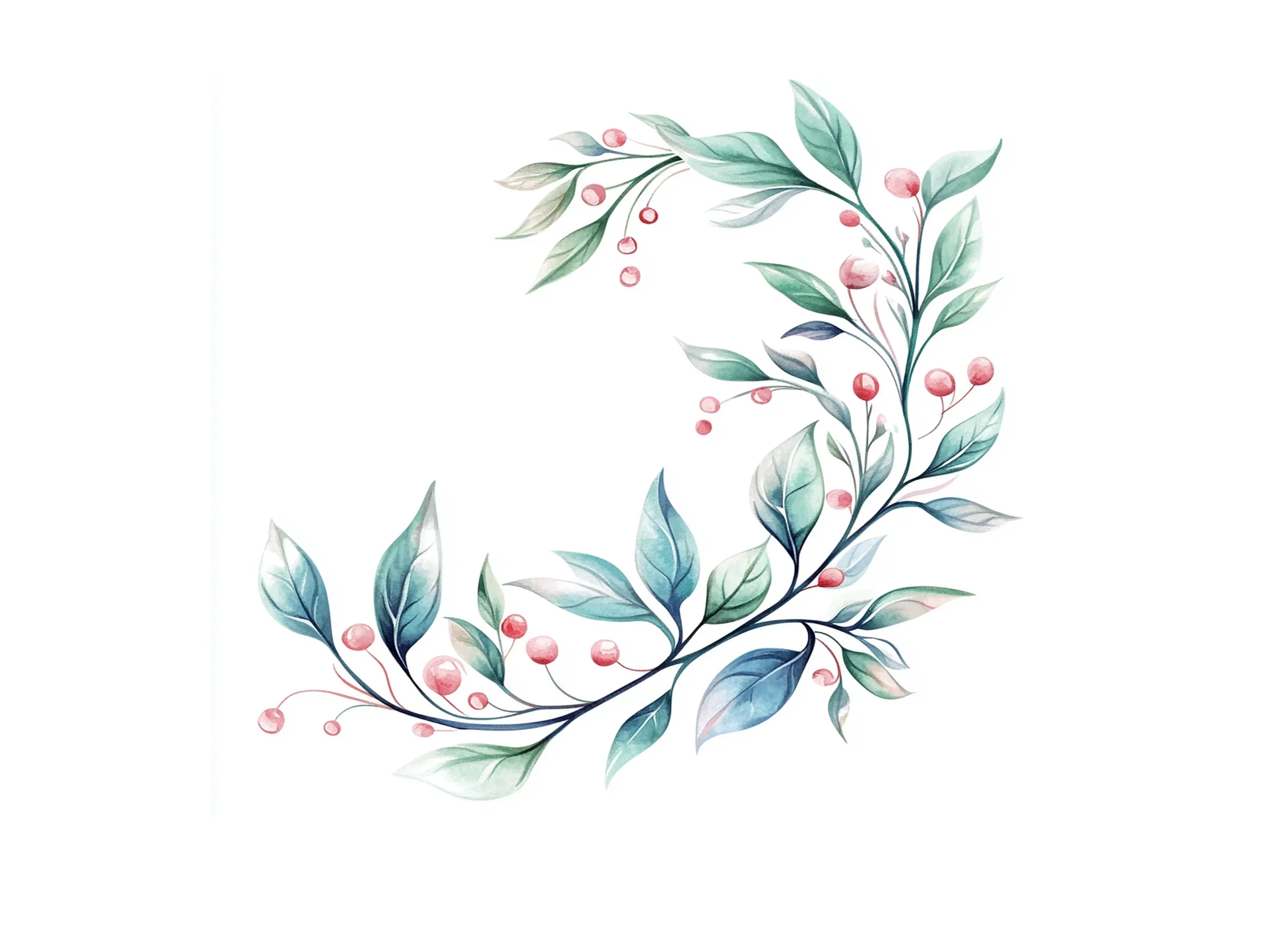 Floral Corner Clipart Bundle - Image 3