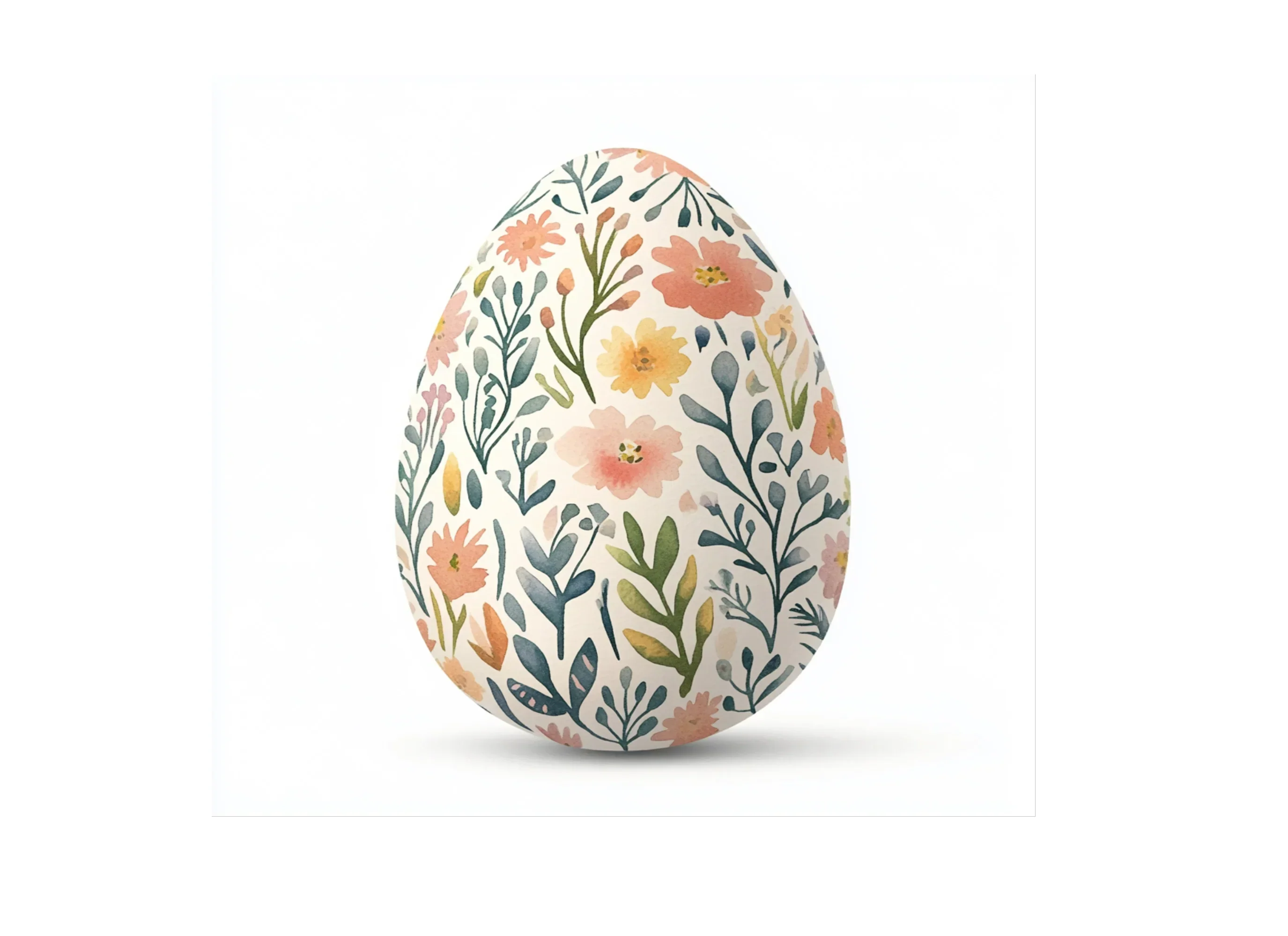 Floral Easter Eggs Clipart Bundle - Image 3