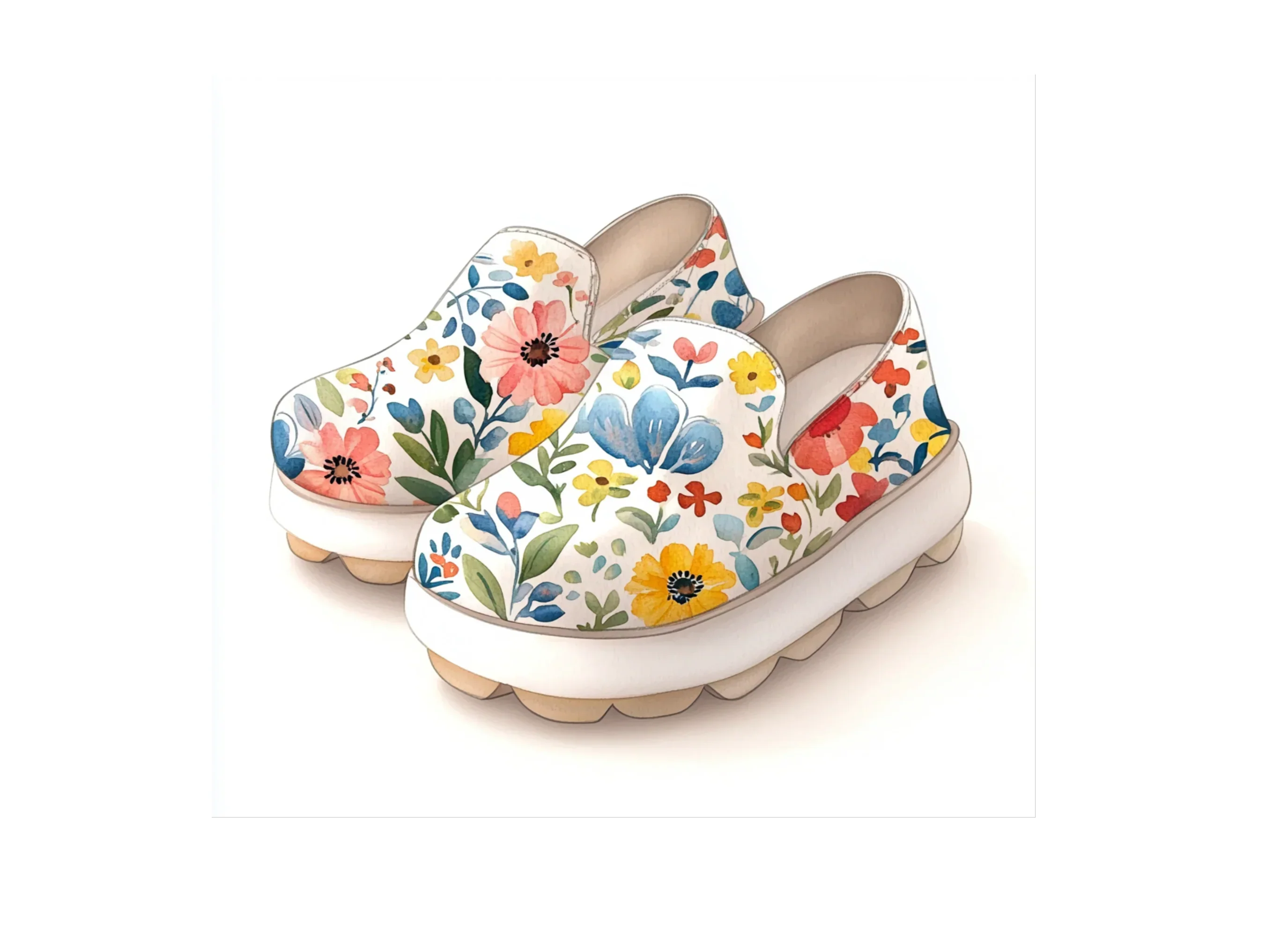 Floral Footwear Clipart Bundle - Image 2