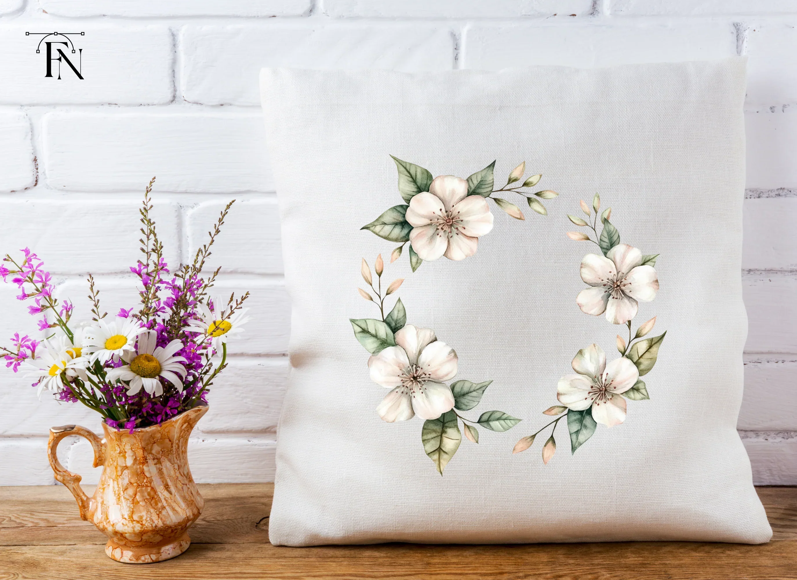 Floral Frames Clipart Bundle - Image 2