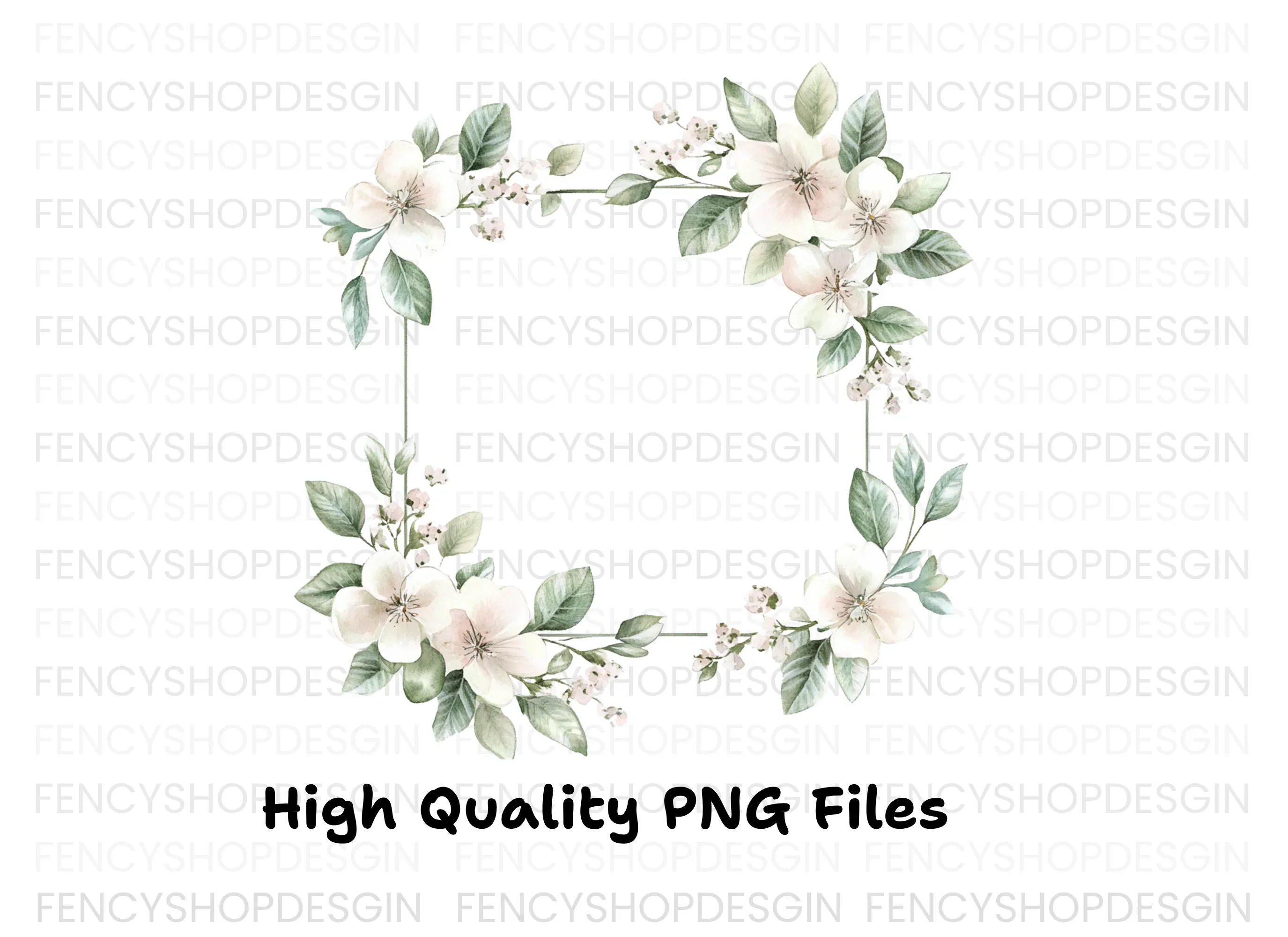 Floral Frames Clipart Bundle - Image 4