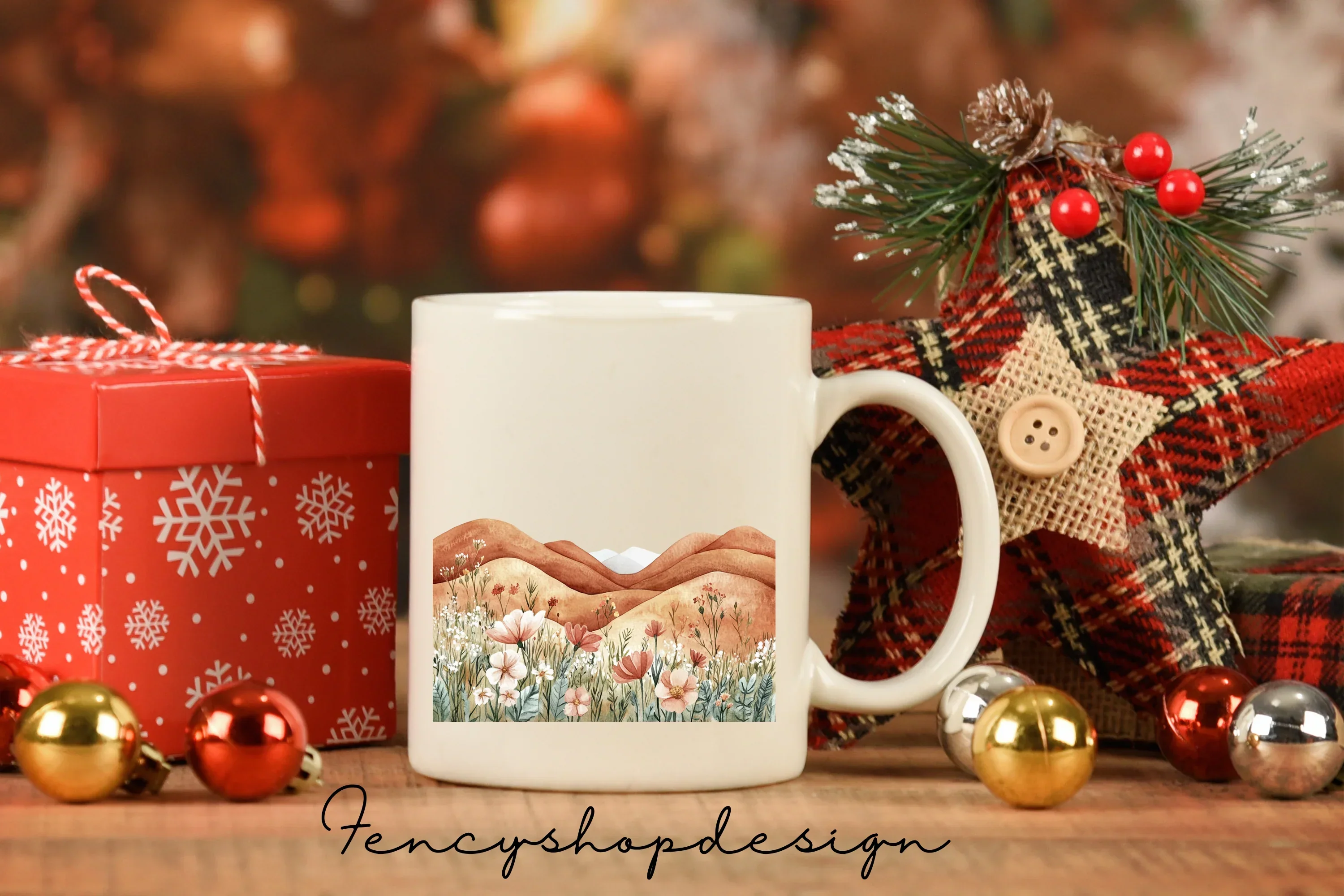 Floral Landscape Clipart Bundle - Image 7