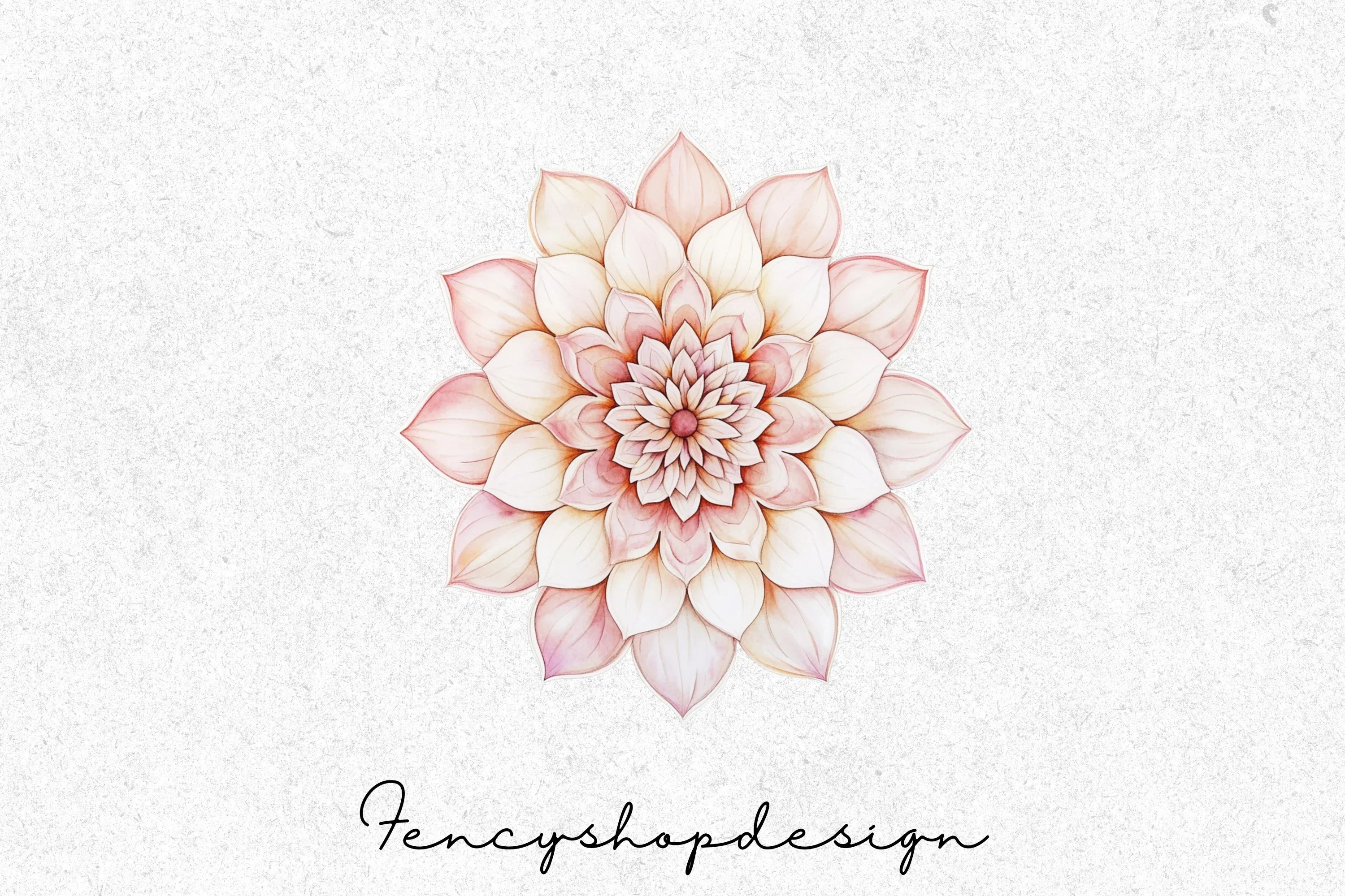 Floral Mandala Clipart Bundle - Image 3