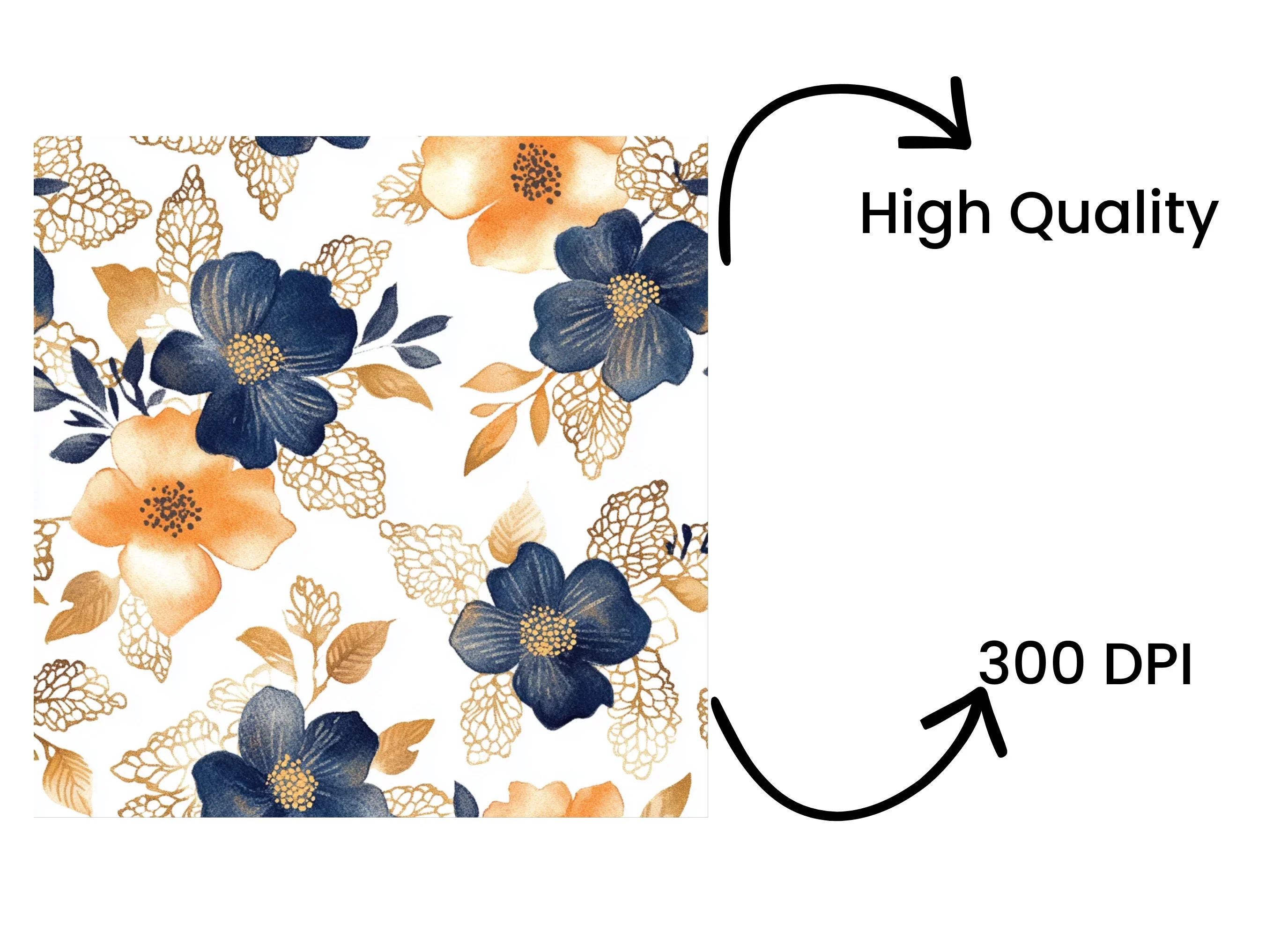 Floral Seamless Pattern Clipart Bundle - Image 4