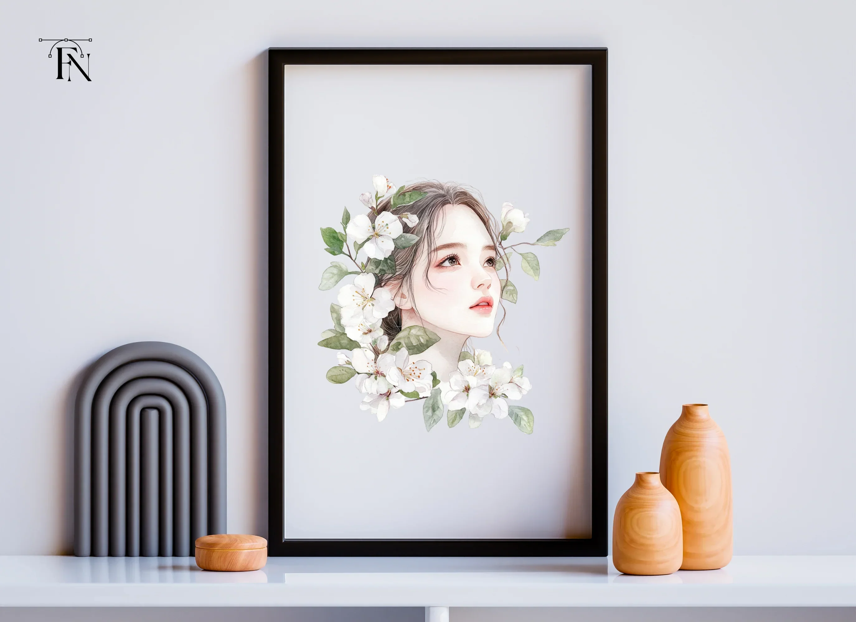 Floral Women Clipart Bundle - Image 3