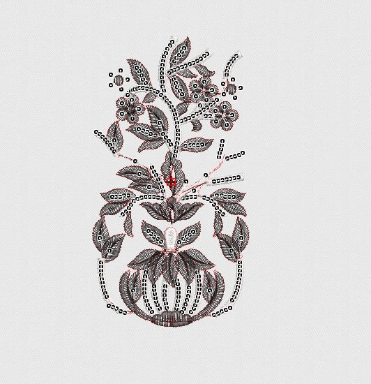 Flower Embroidery Design
