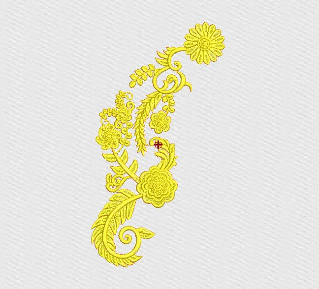 Flower Embroidery Design