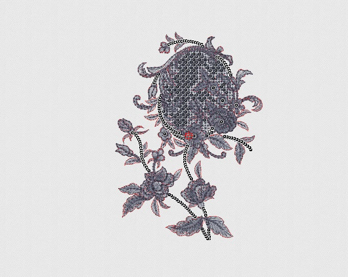 Flower Embroidery Design