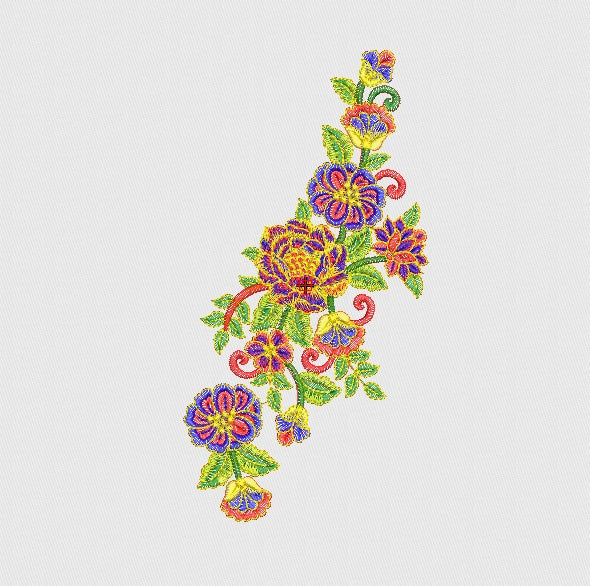 Flower Embroidery Design