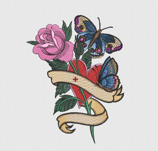 Flower Embroidery Design