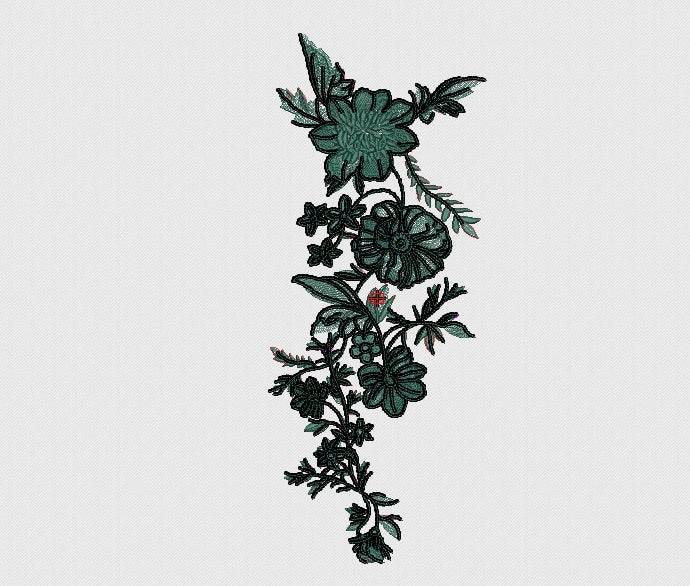Flower Embroidery Design