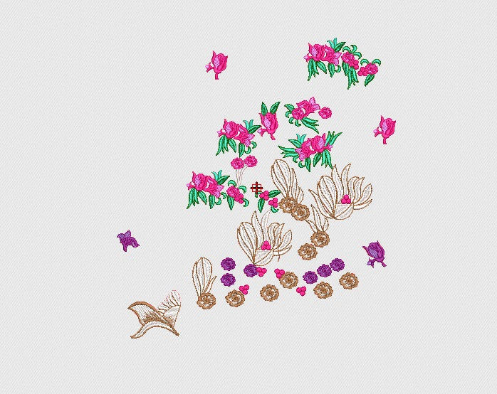 Flower Embroidery Design