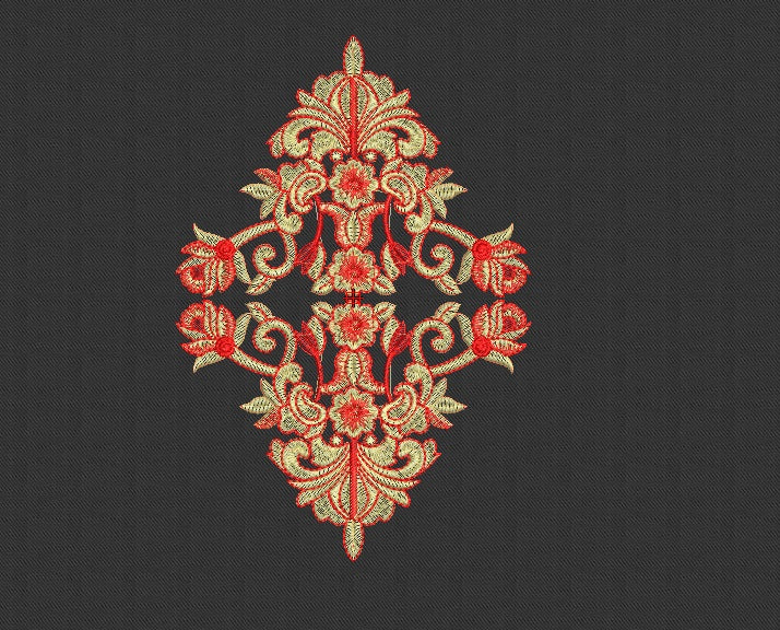 Flower Embroidery Design