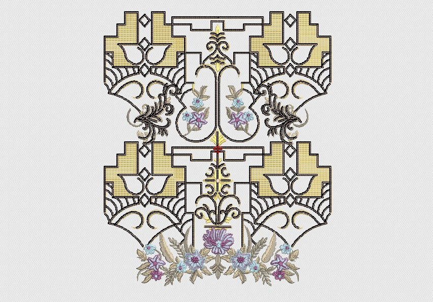 Flower Embroidery Design