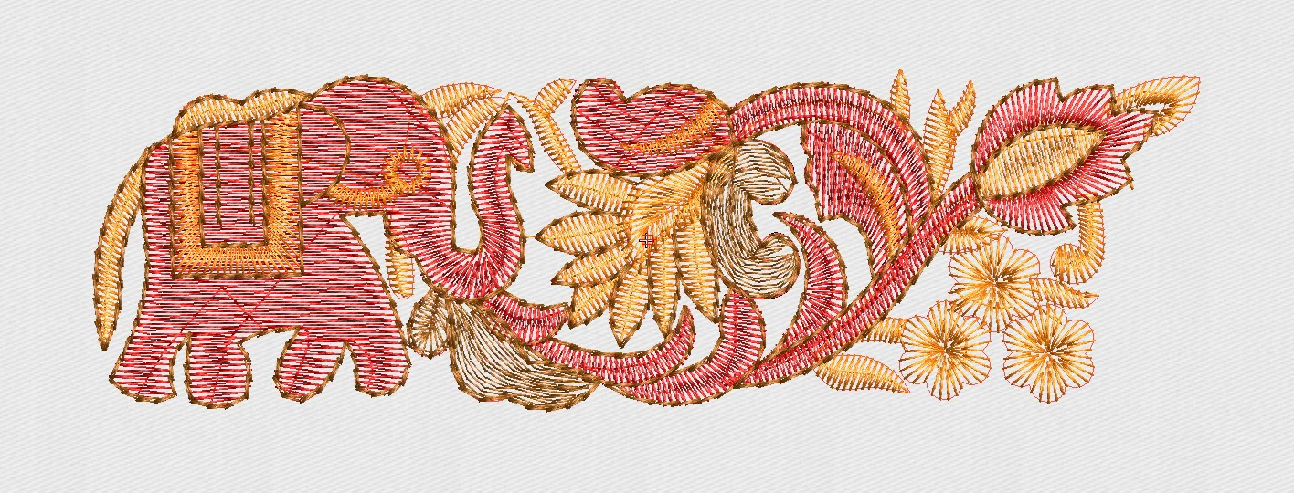 Flower Embroidery Design 872