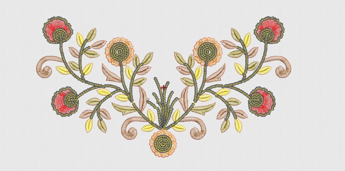 Flower Embroidery Design