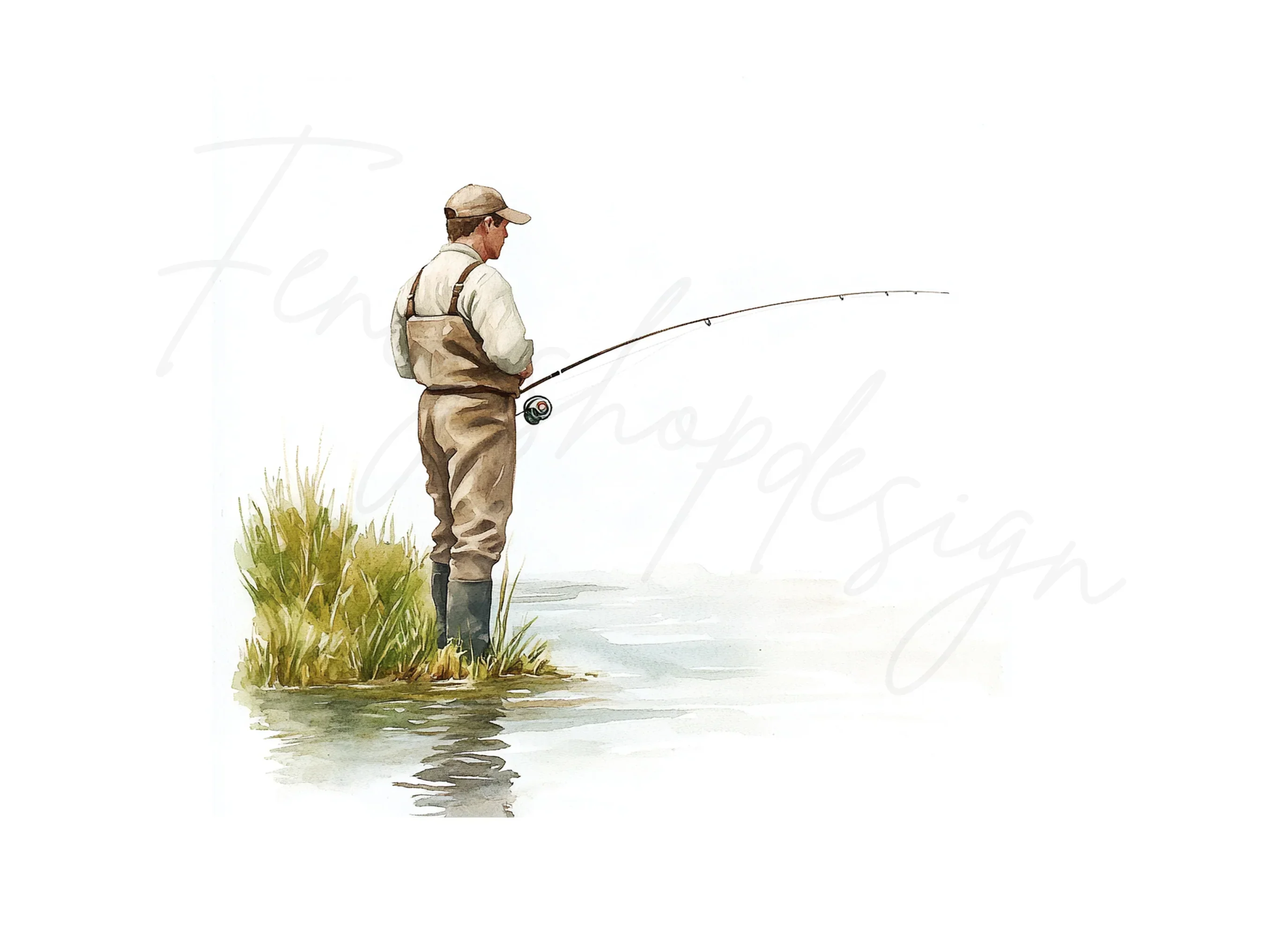 Fly Fishing Clipart Bundle - Image 3