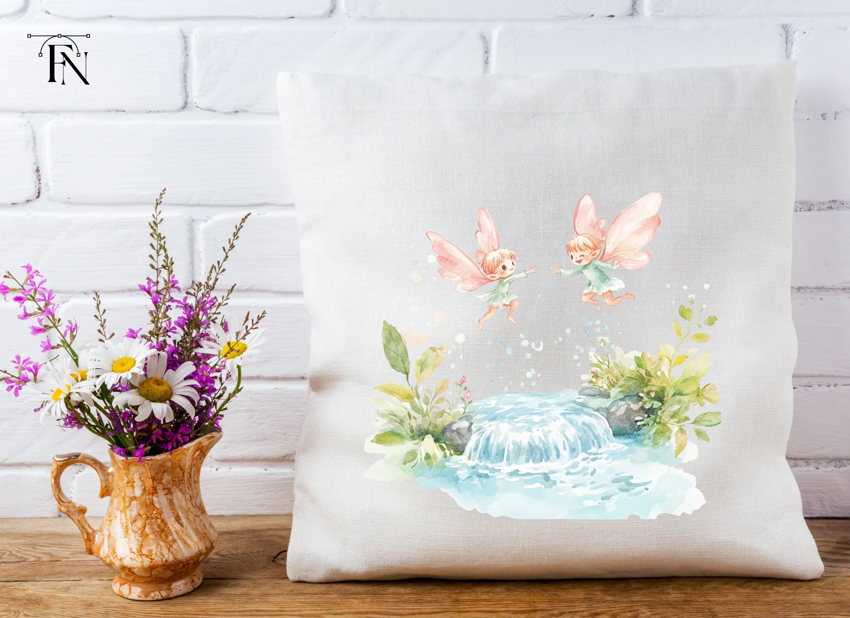 Flying Fairies and Nature Clipart Bundle - Image 5