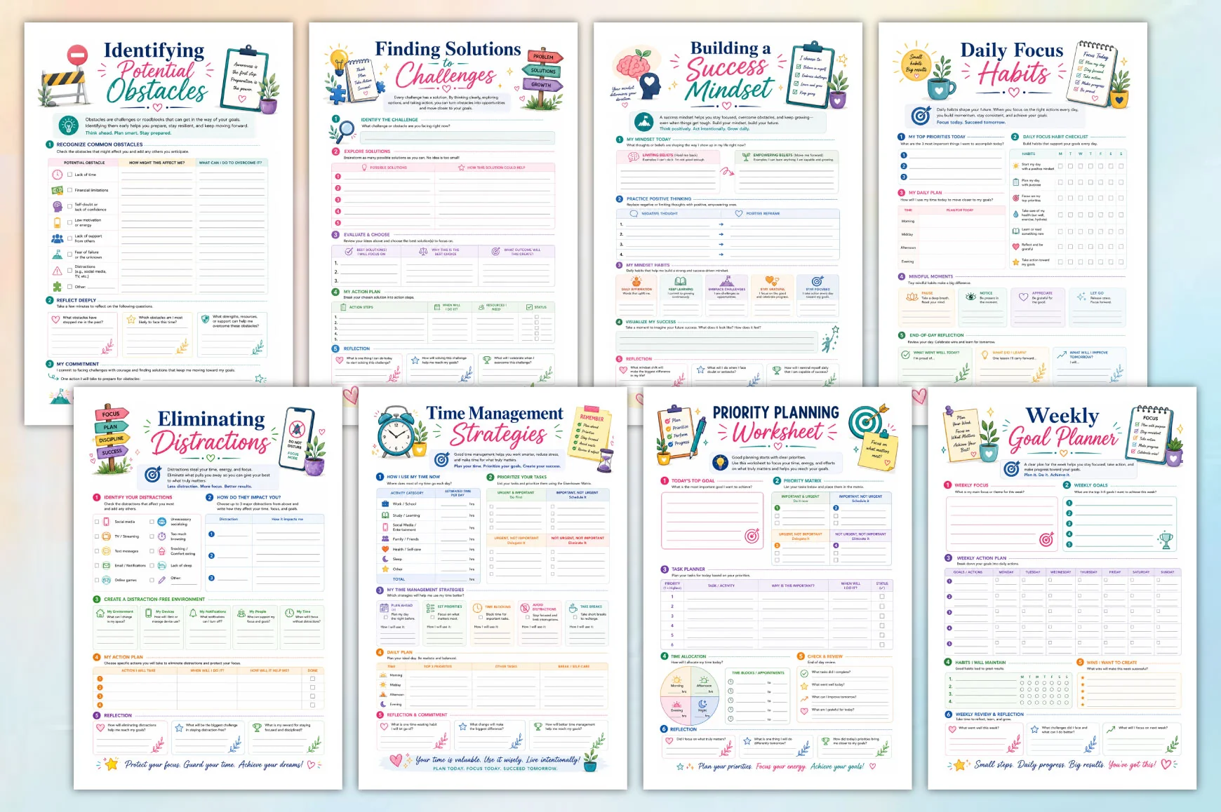 Focus And Goal Achievement Workbook - Image 2