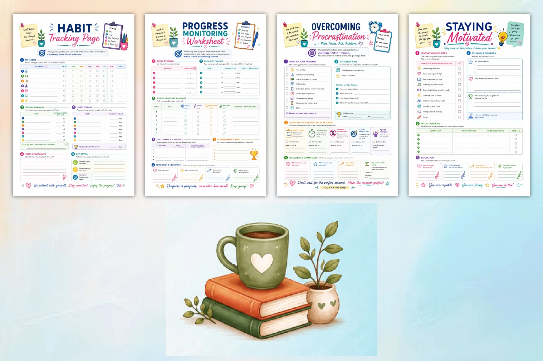 Focus And Goal Achievement Workbook - Image 4