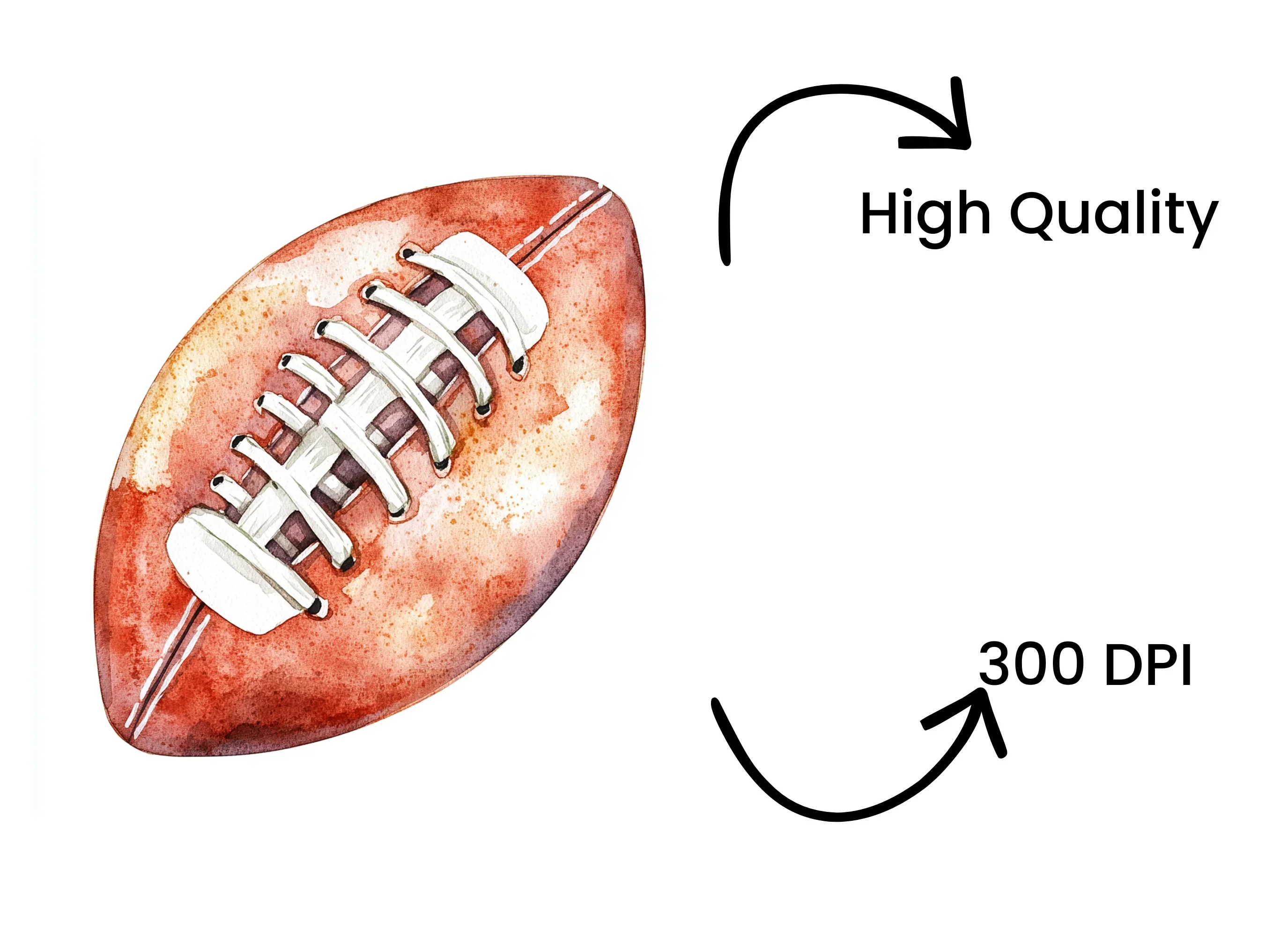 Football Clipart Bundle - Image 4
