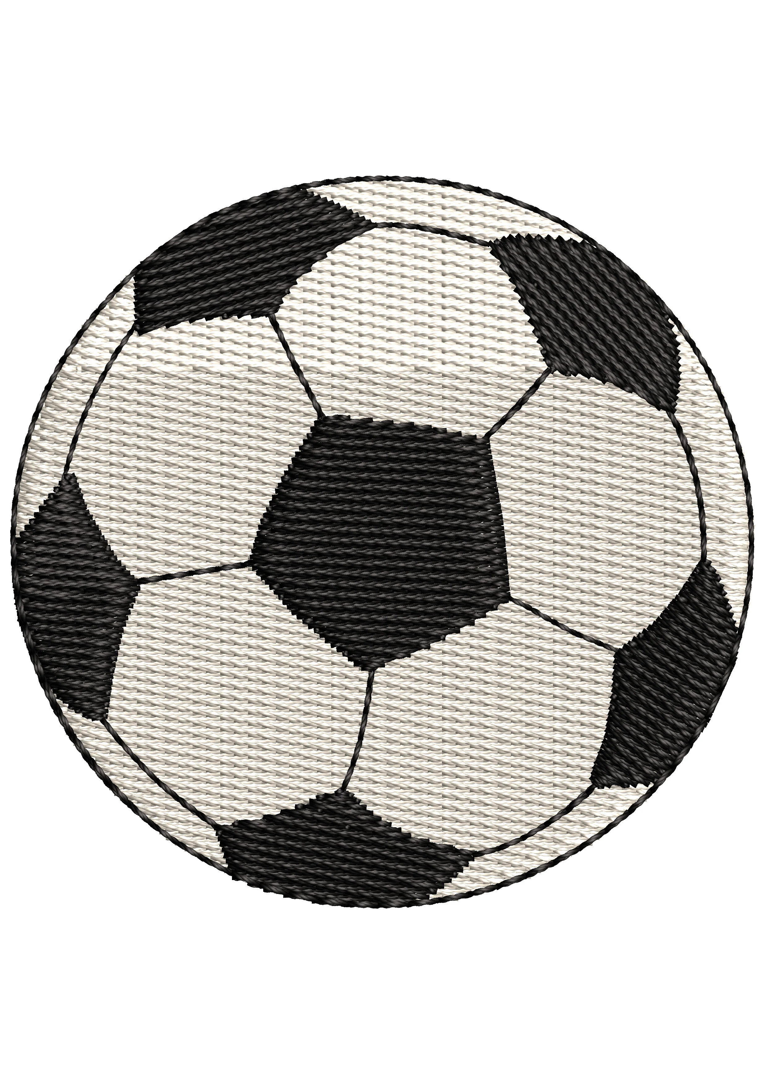 Football Embroidery Design