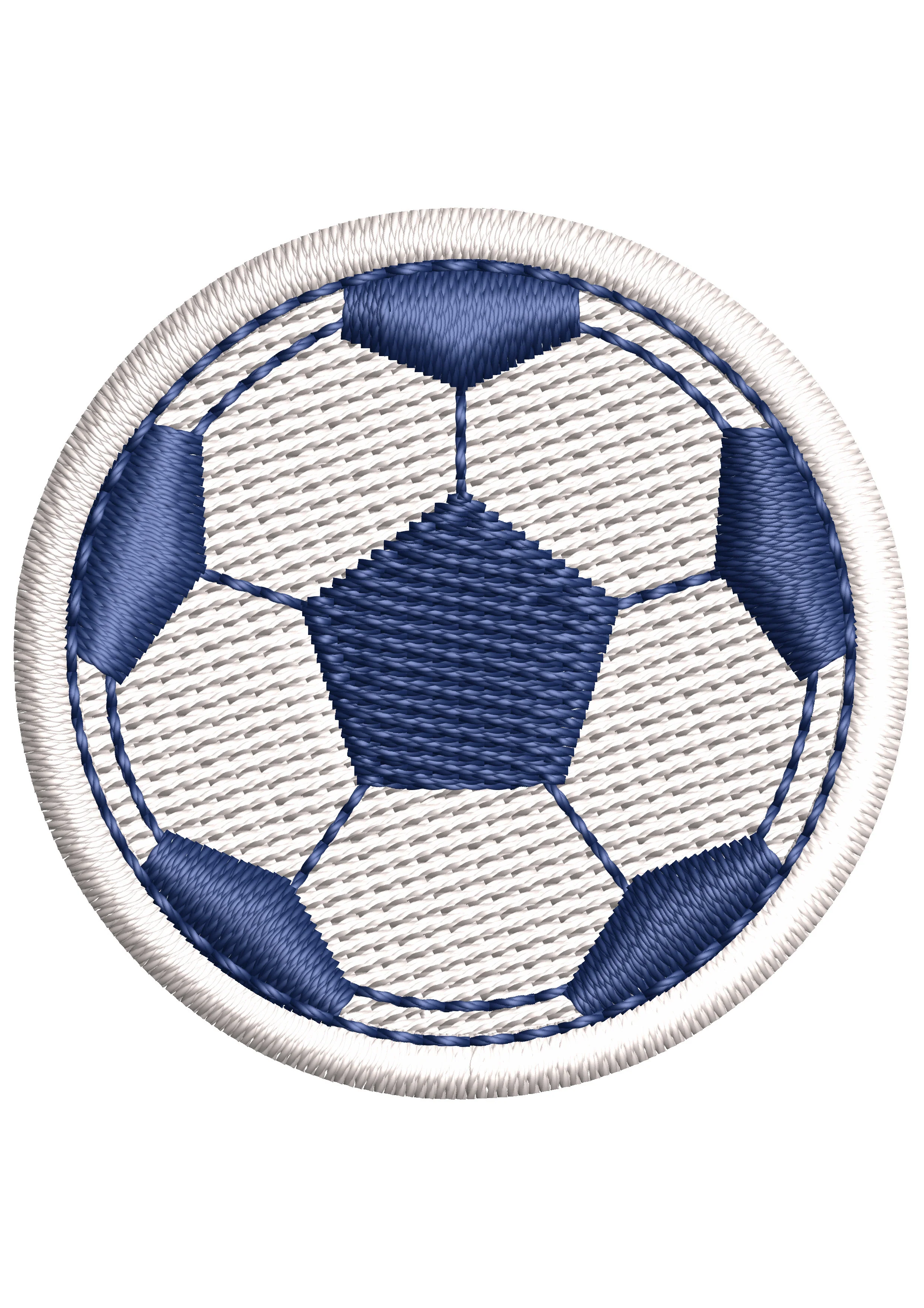 Football Embroidery Design