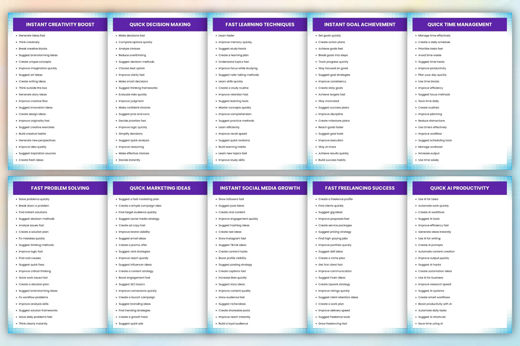 For Fast Results Prompts - Image 6