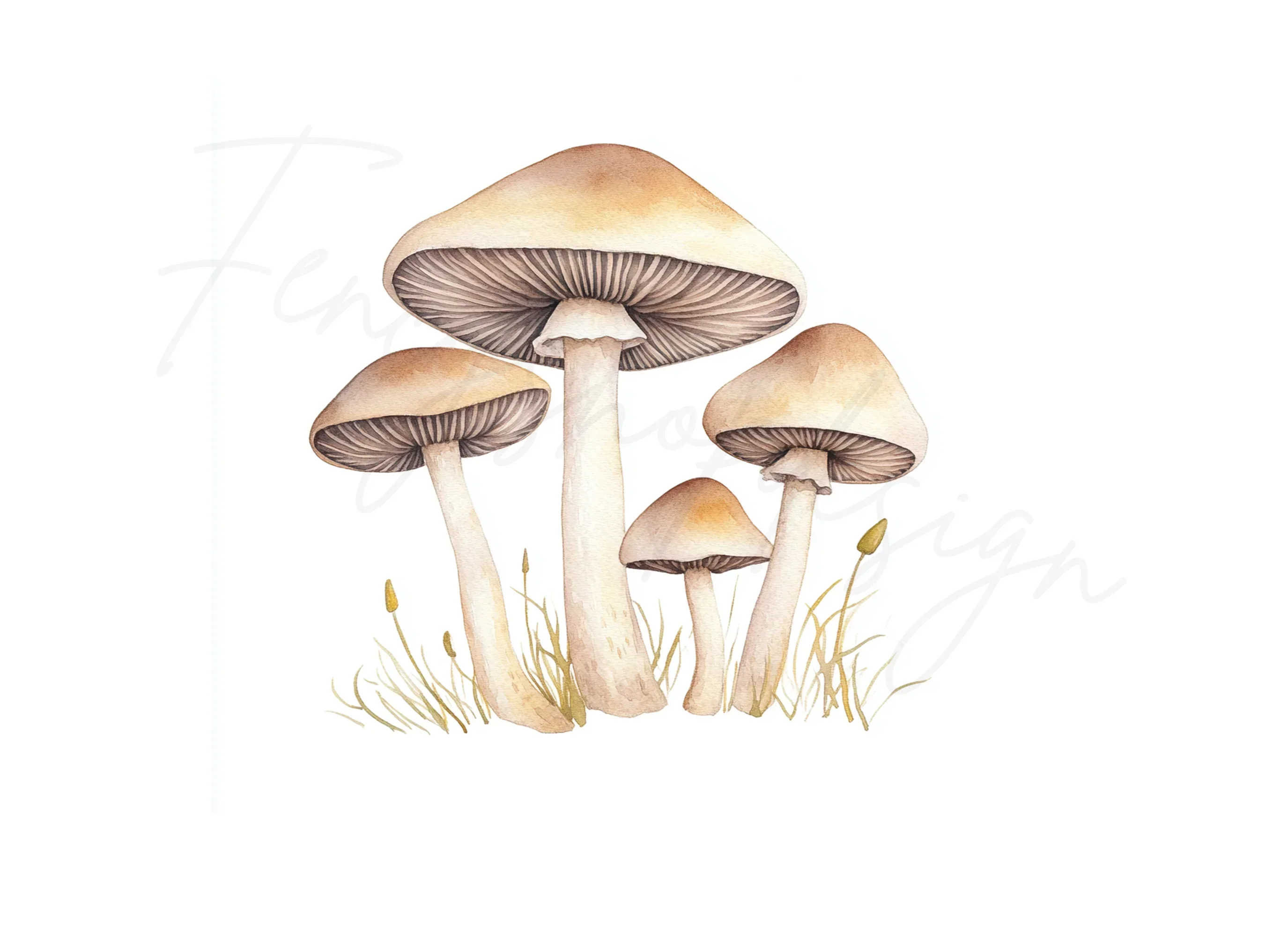 Forest Fungi Clipart Bundle - Image 2