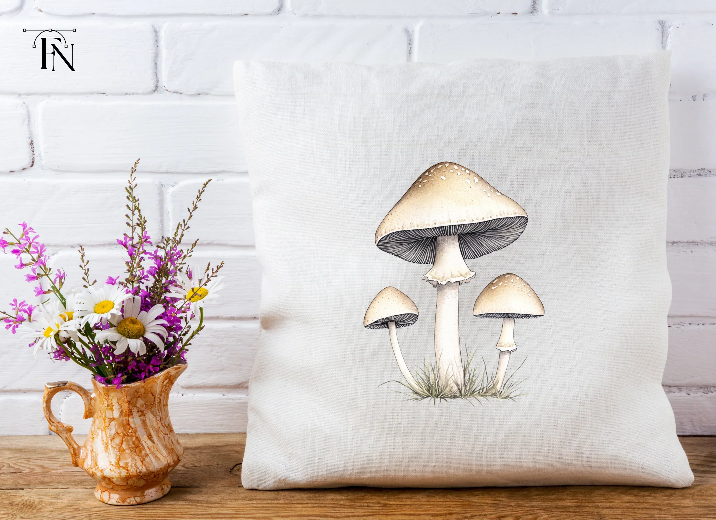 Forest Mushroom Clipart Bundle - Image 5