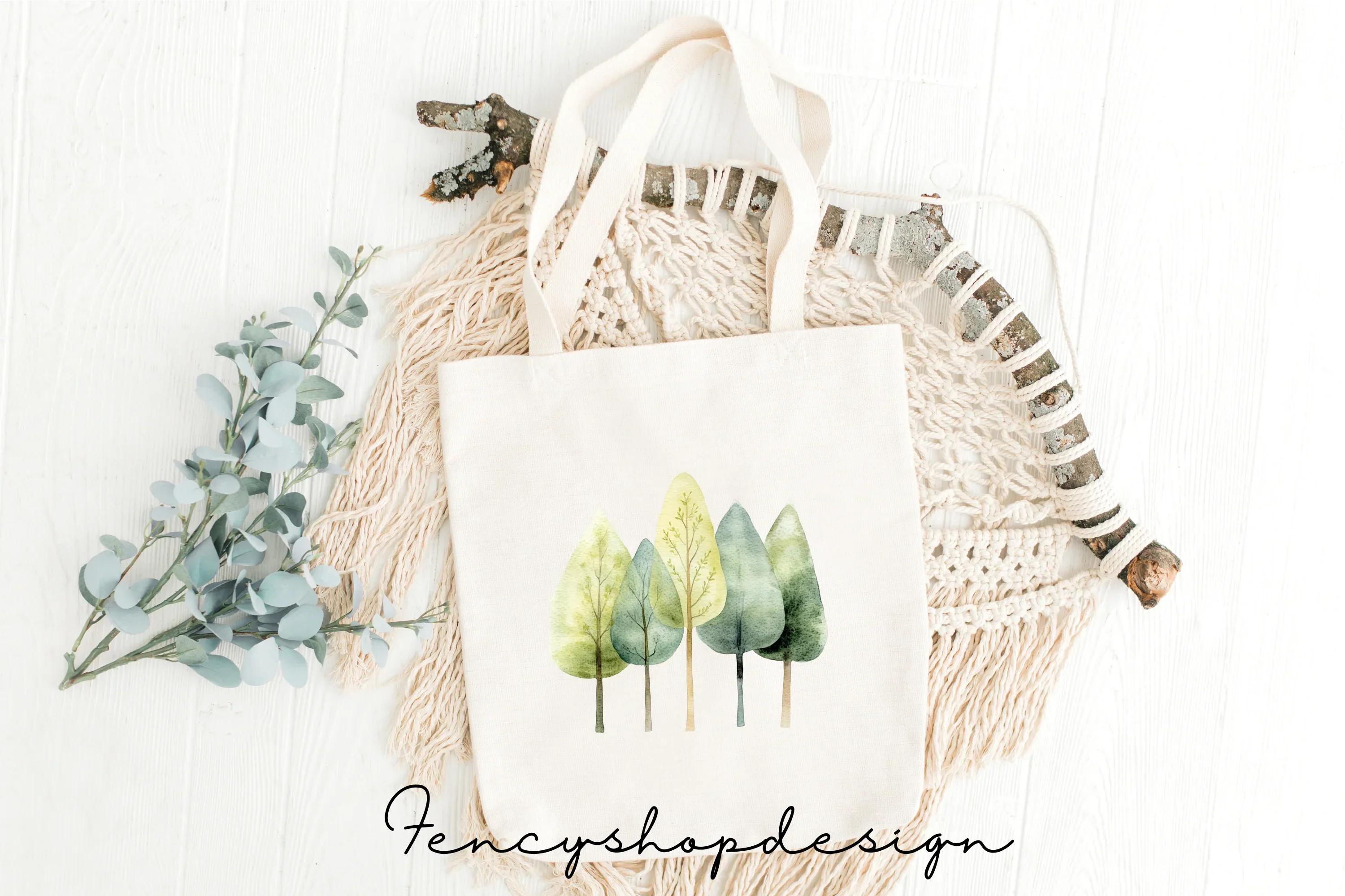 Forest Trees Clipart Bundle - Image 2